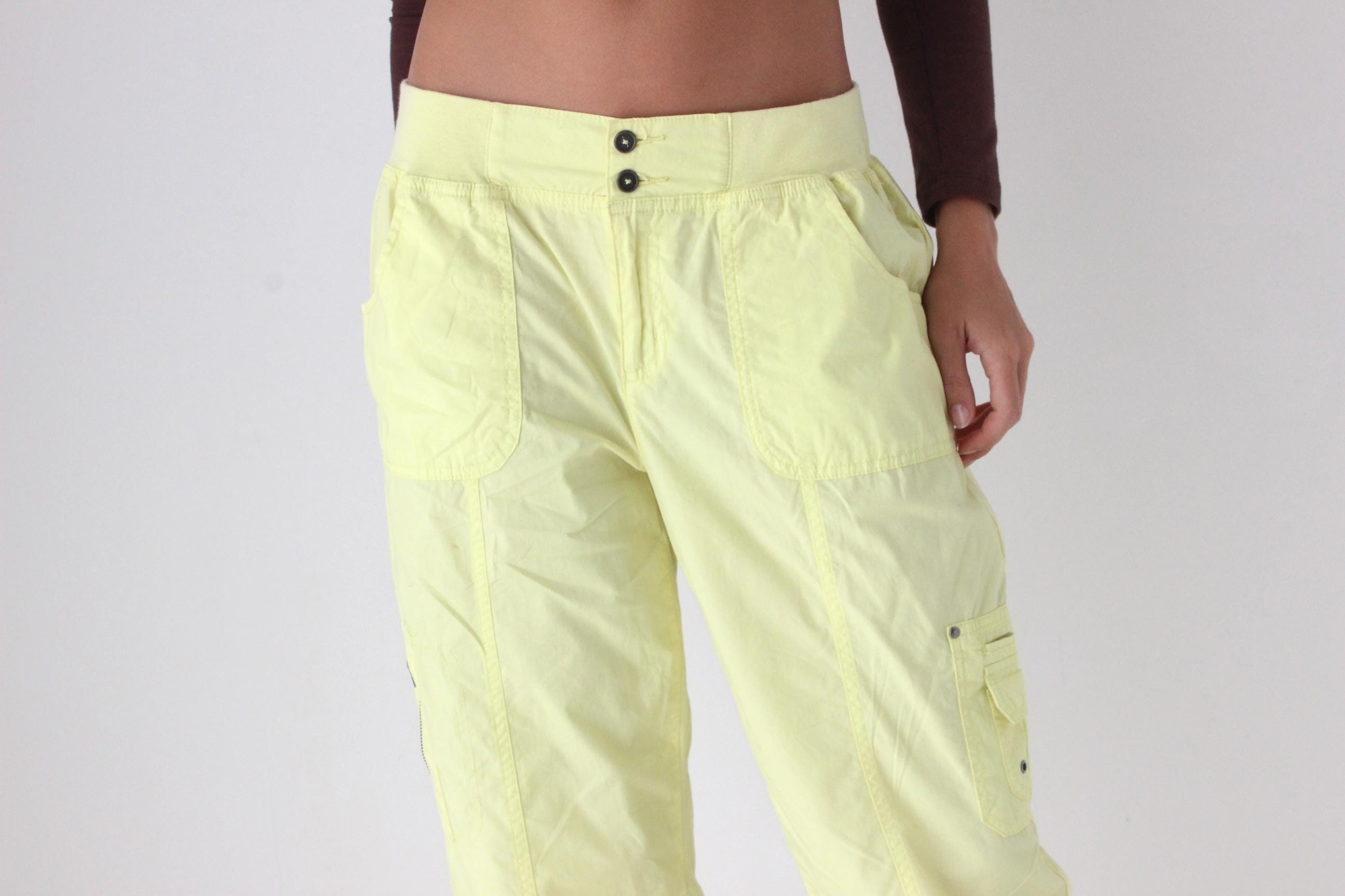 Y2K Washed Neon Cargo Pants