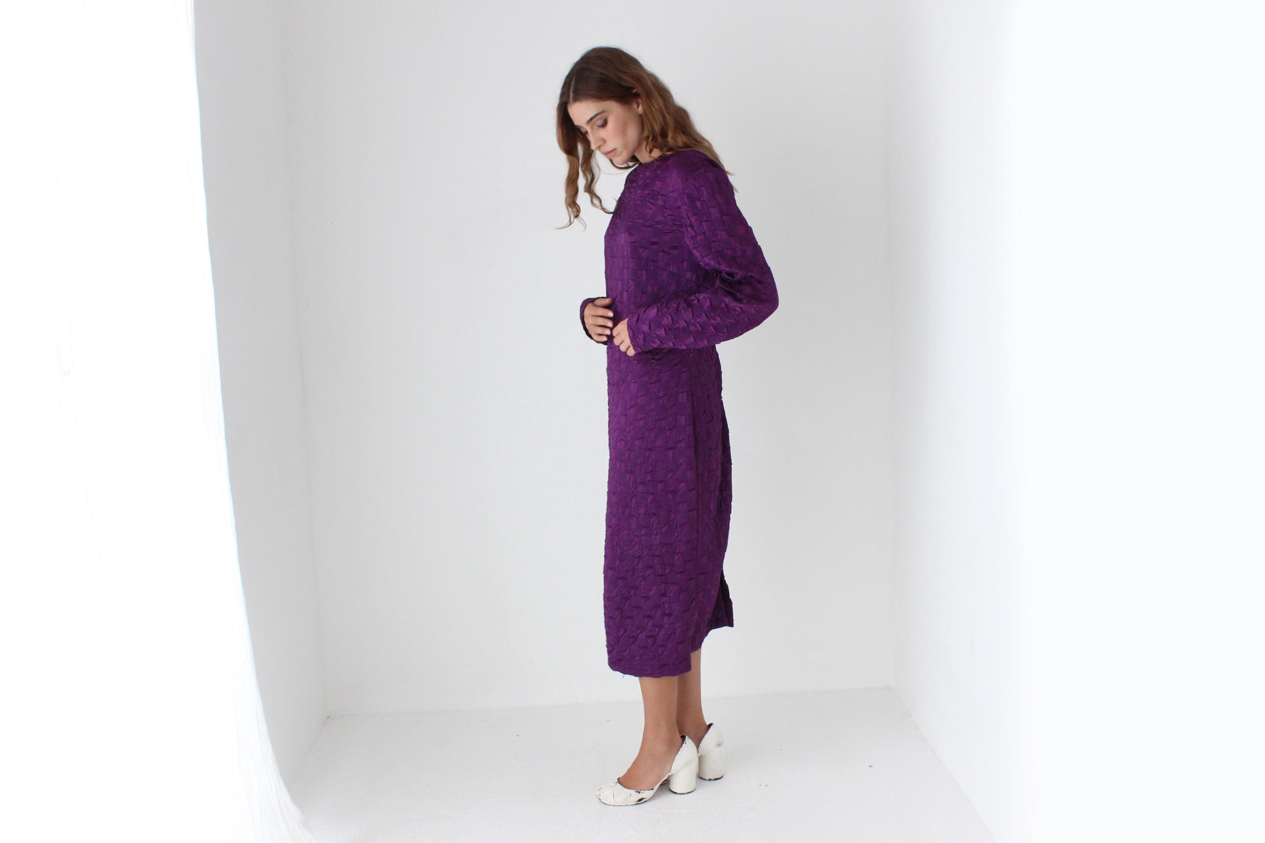 80s Textural Issey Vibe Dress