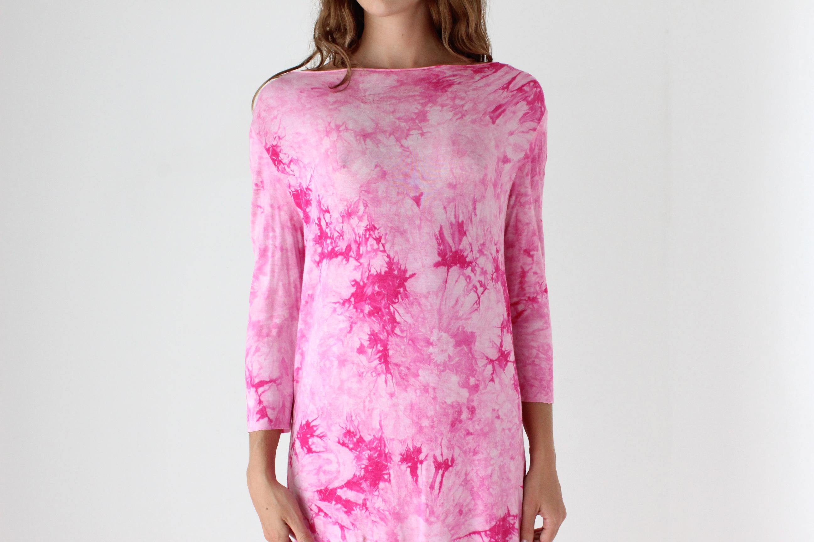 Y2K Bubblegum Tie Dye Dress