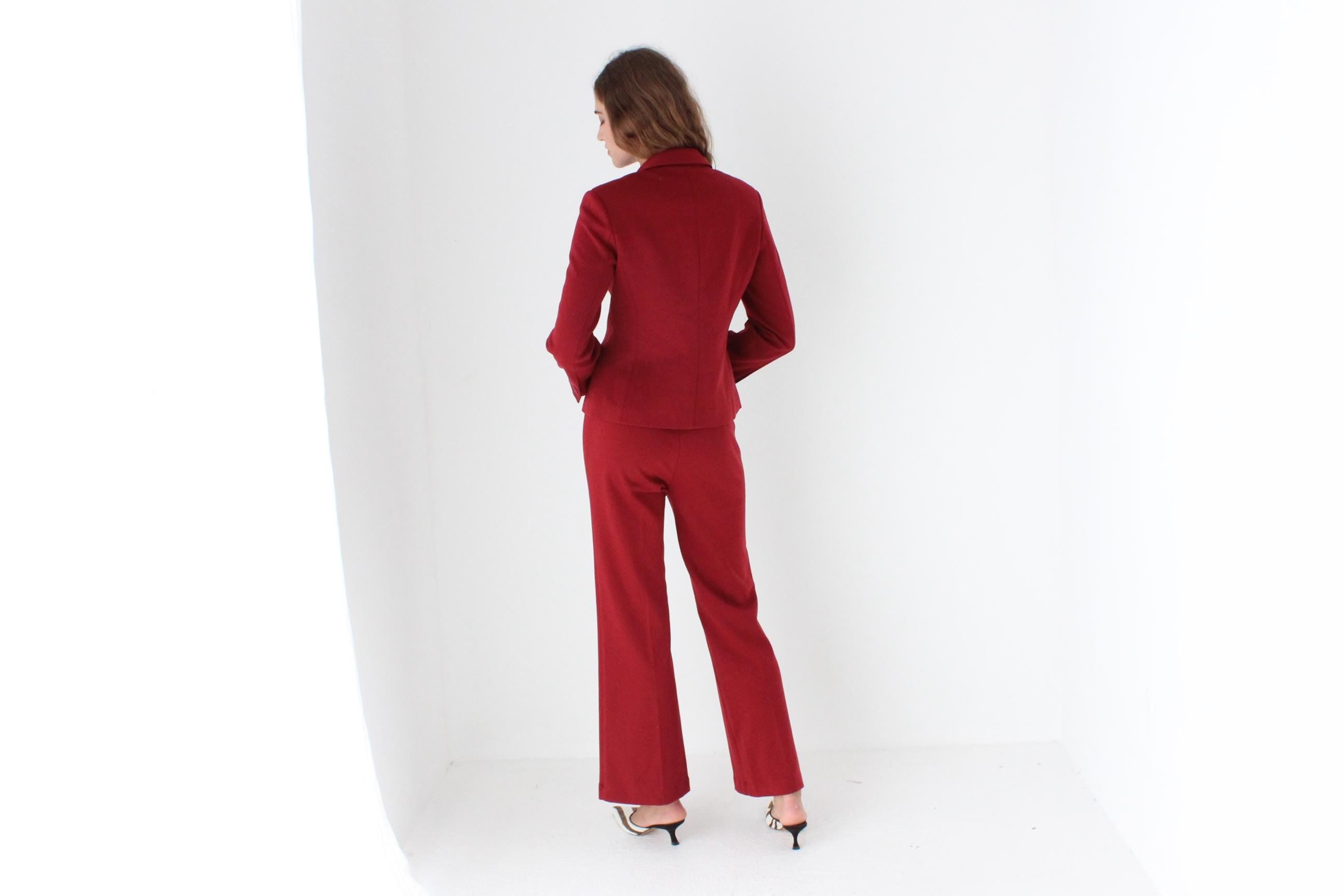 Y2K Thick Cotton Jersey Pant Suit by BCBGMAXAZRIA