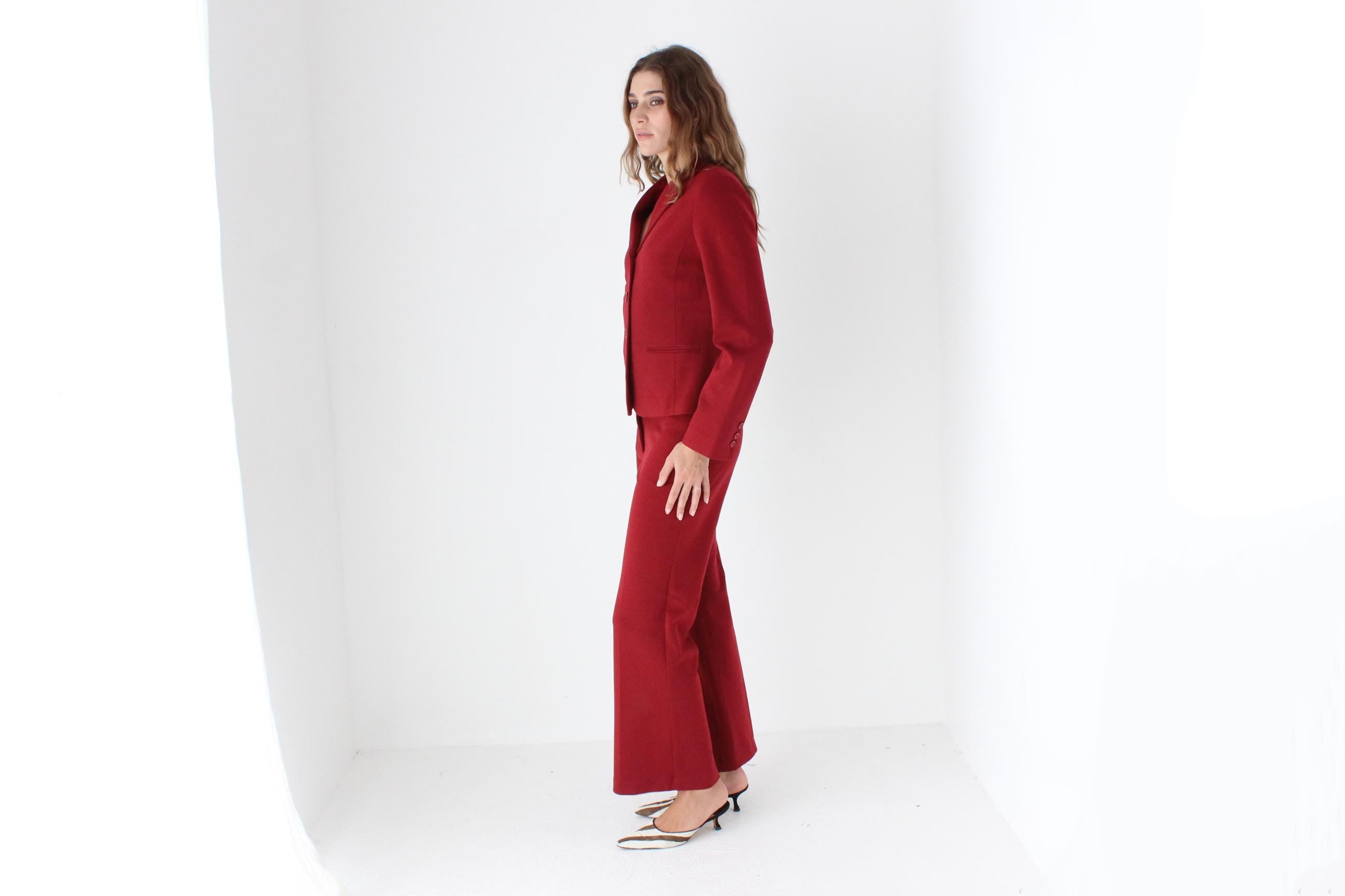Y2K Thick Cotton Jersey Pant Suit by BCBGMAXAZRIA