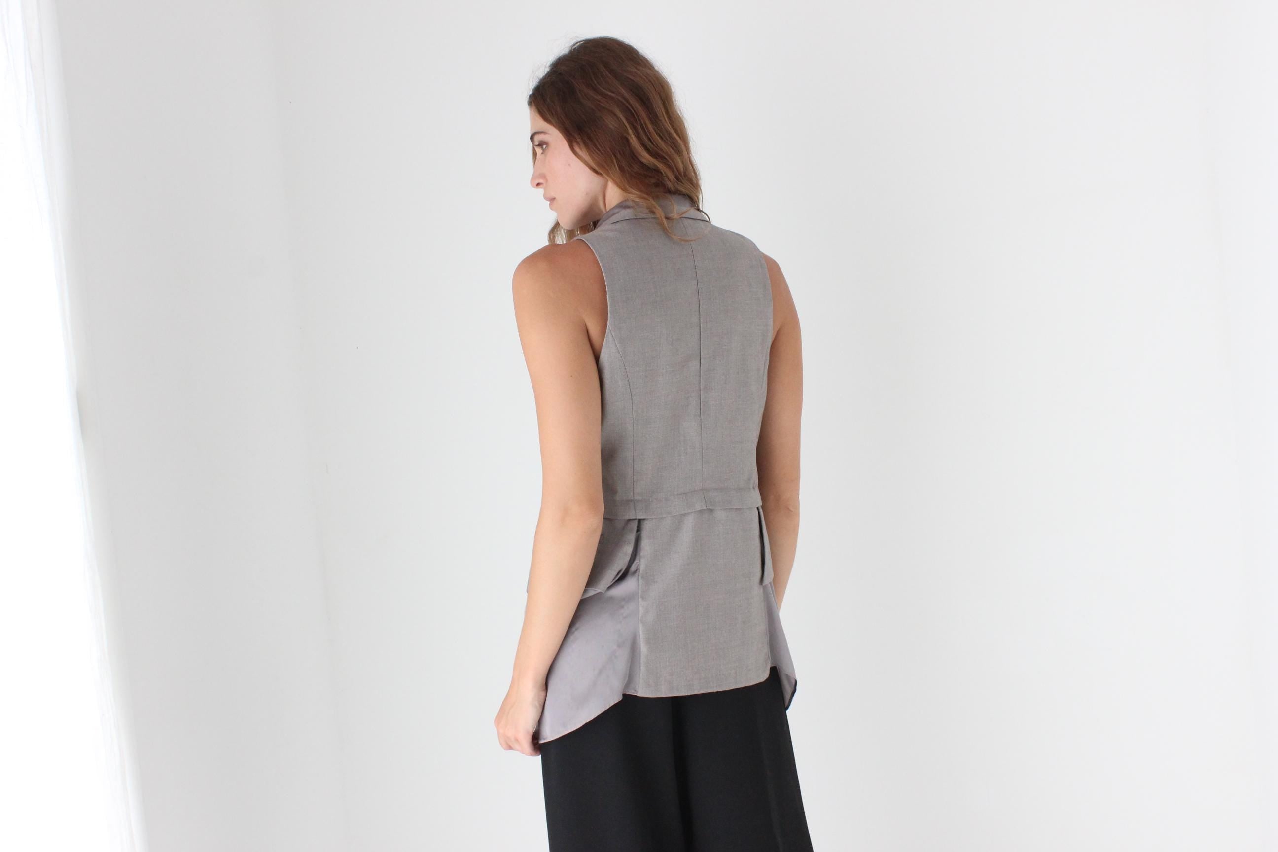Y2K Sexy Waistcoat Top