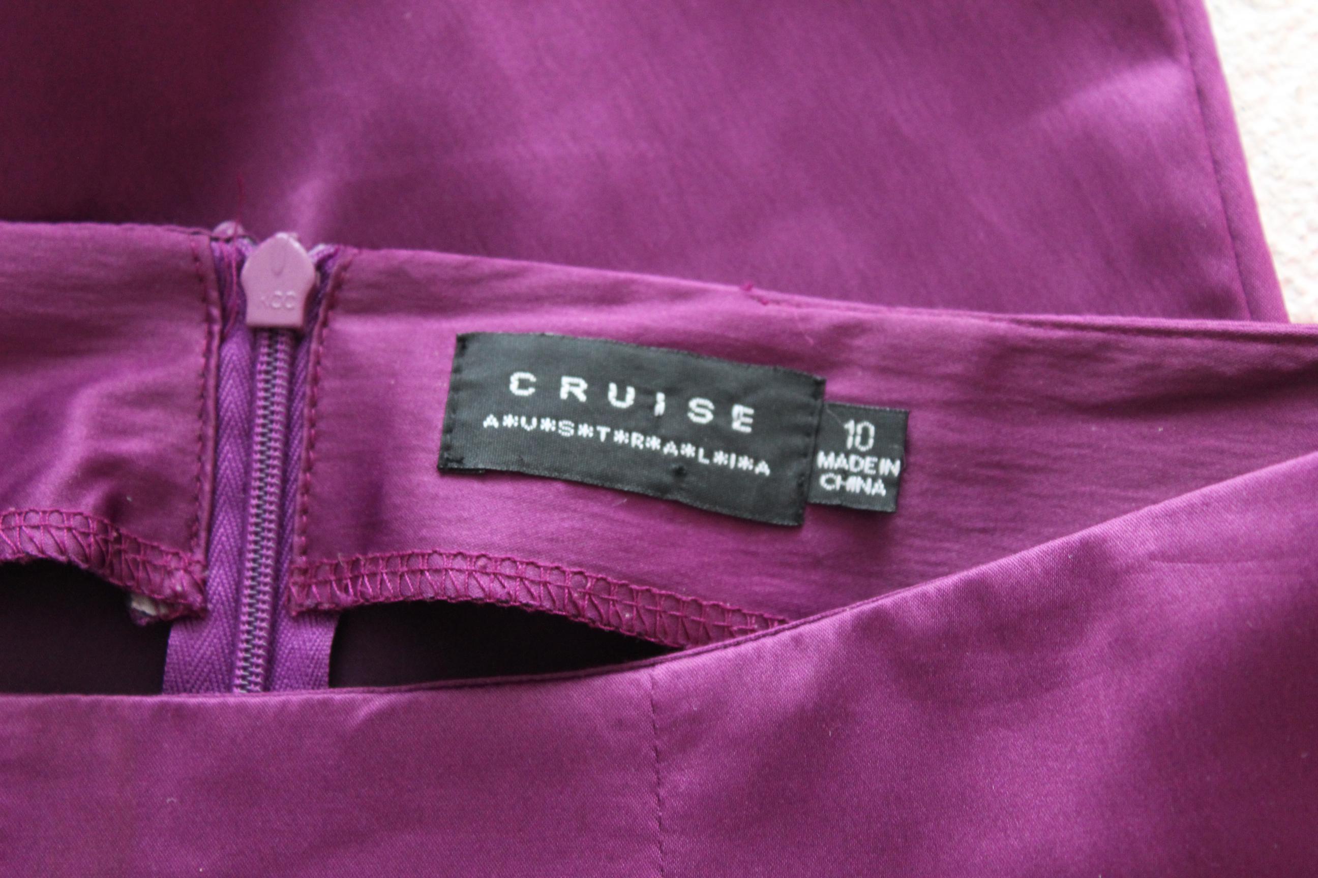 Y2K Babe Purple Bootcut Slit Flares