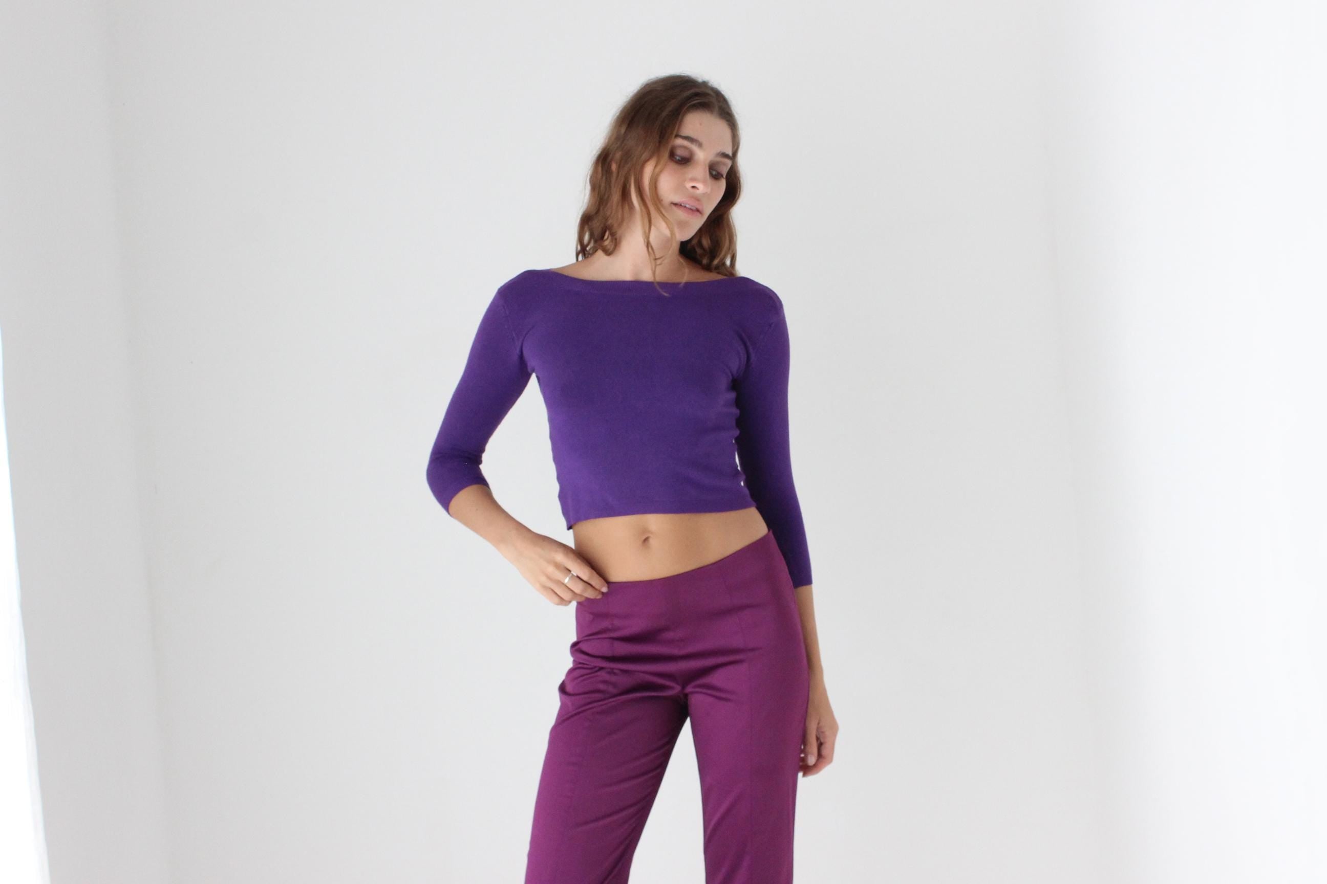 90s Dotti Soft Stretch Cropped Knit