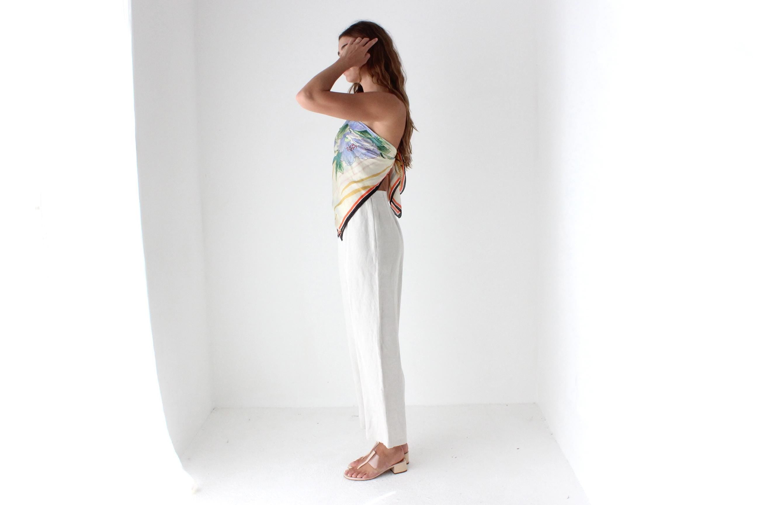 Beautifully Cut 90s Italian Linen Pants