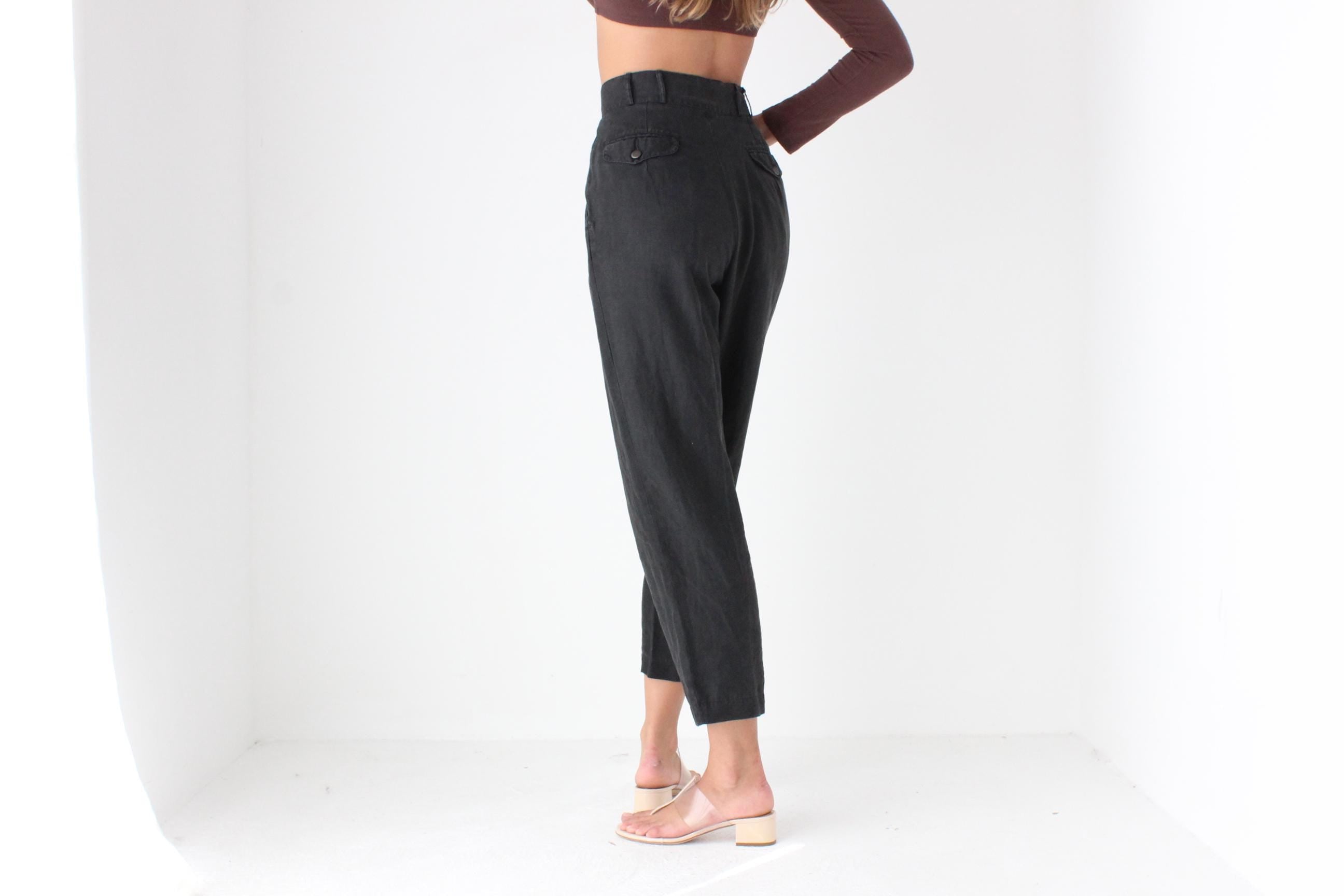 Beautifully Cut 90s Linen Trousers