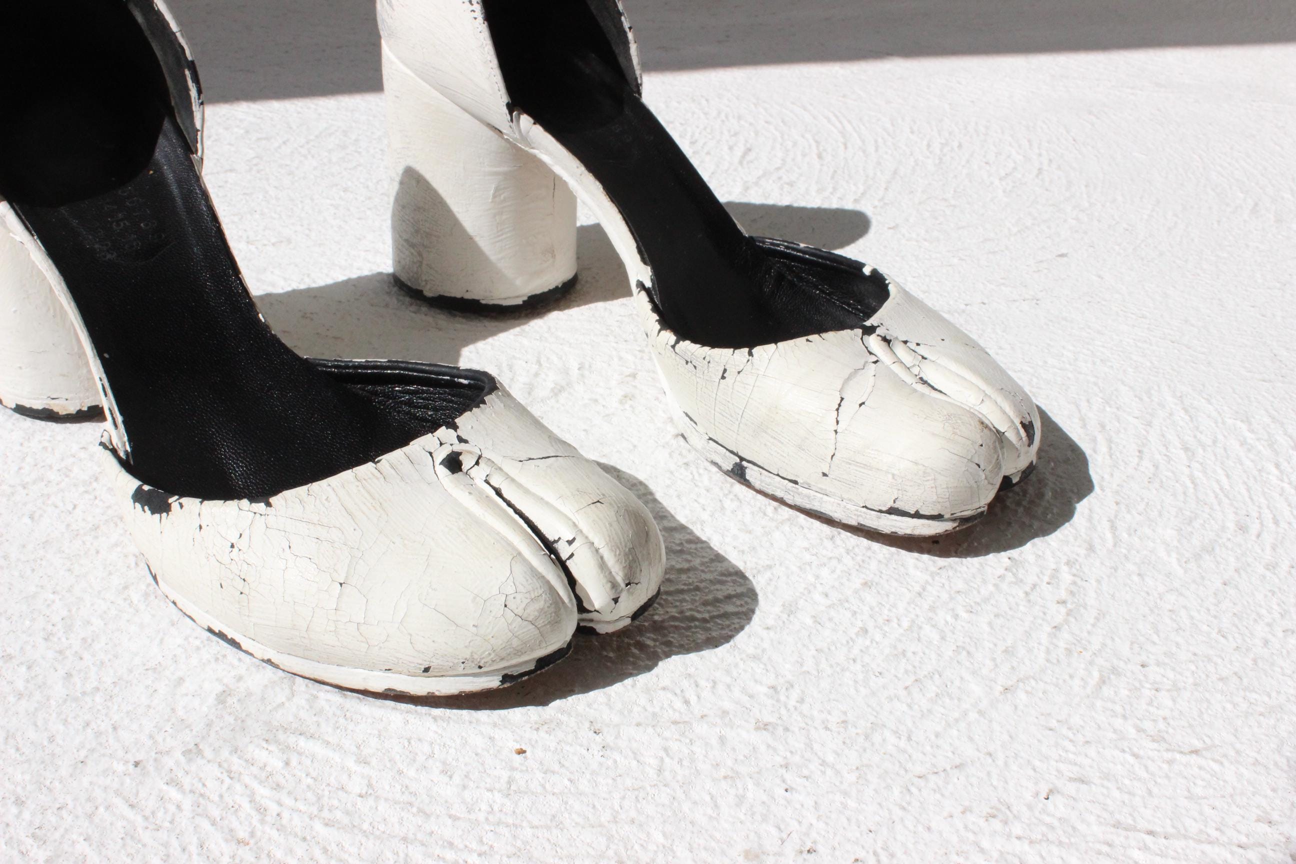 2004 Archival Maison Margiela Handpainted Tabis - Euro 40.5