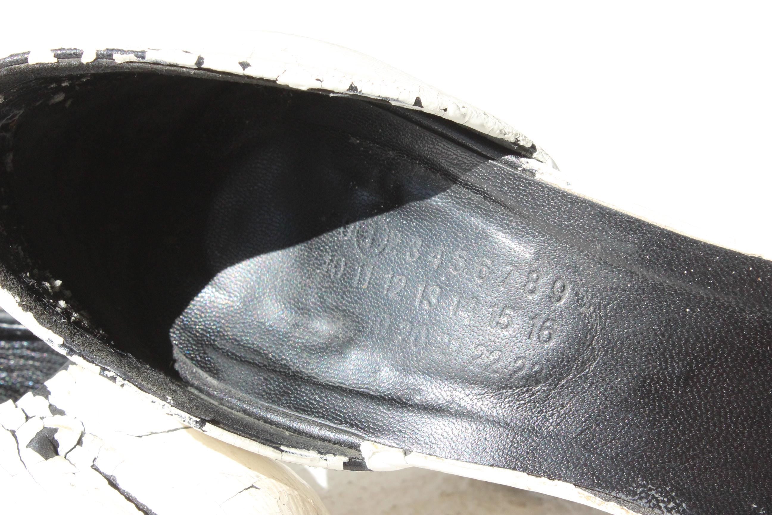 2004 Archival Maison Margiela Handpainted Tabis - Euro 40.5