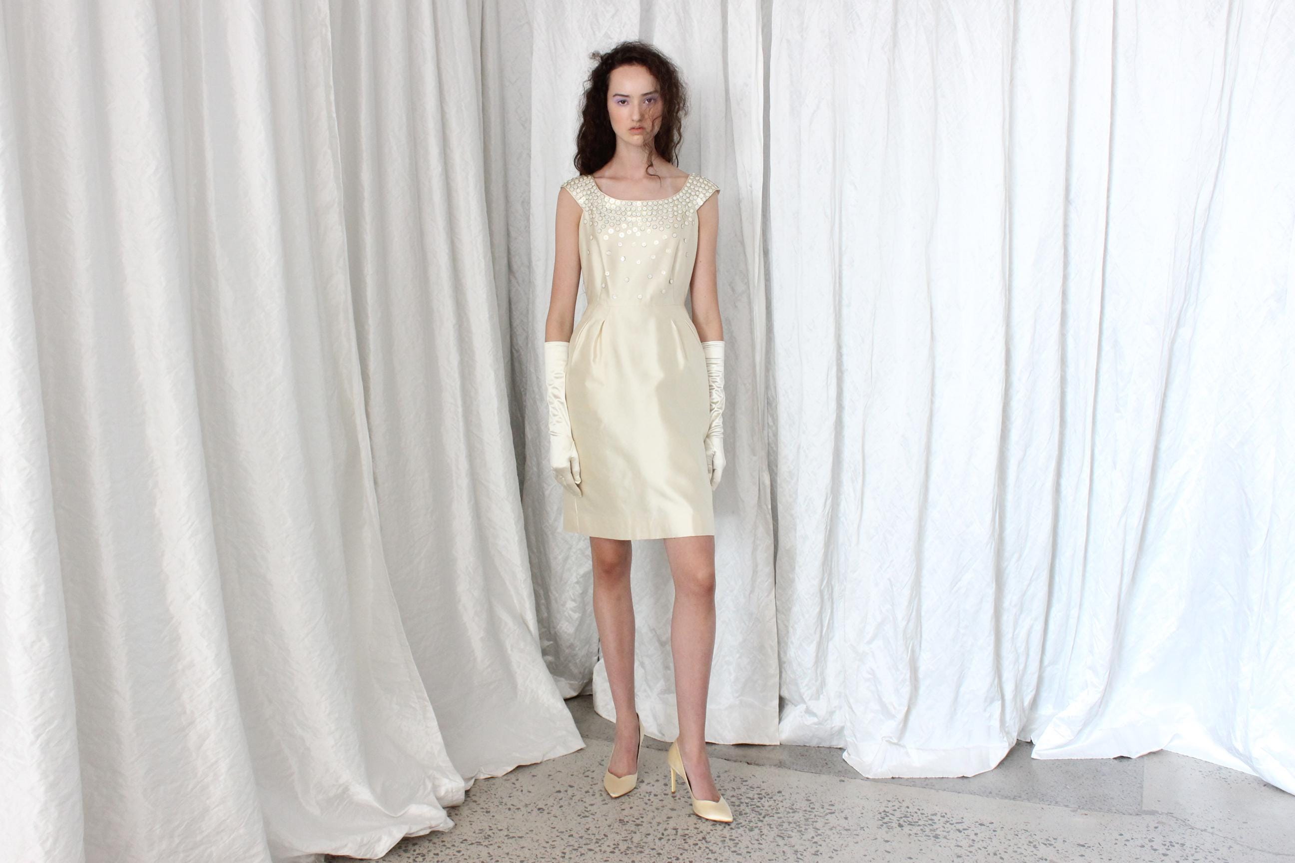 2000s Kate Spade Silk Taffeta Mini