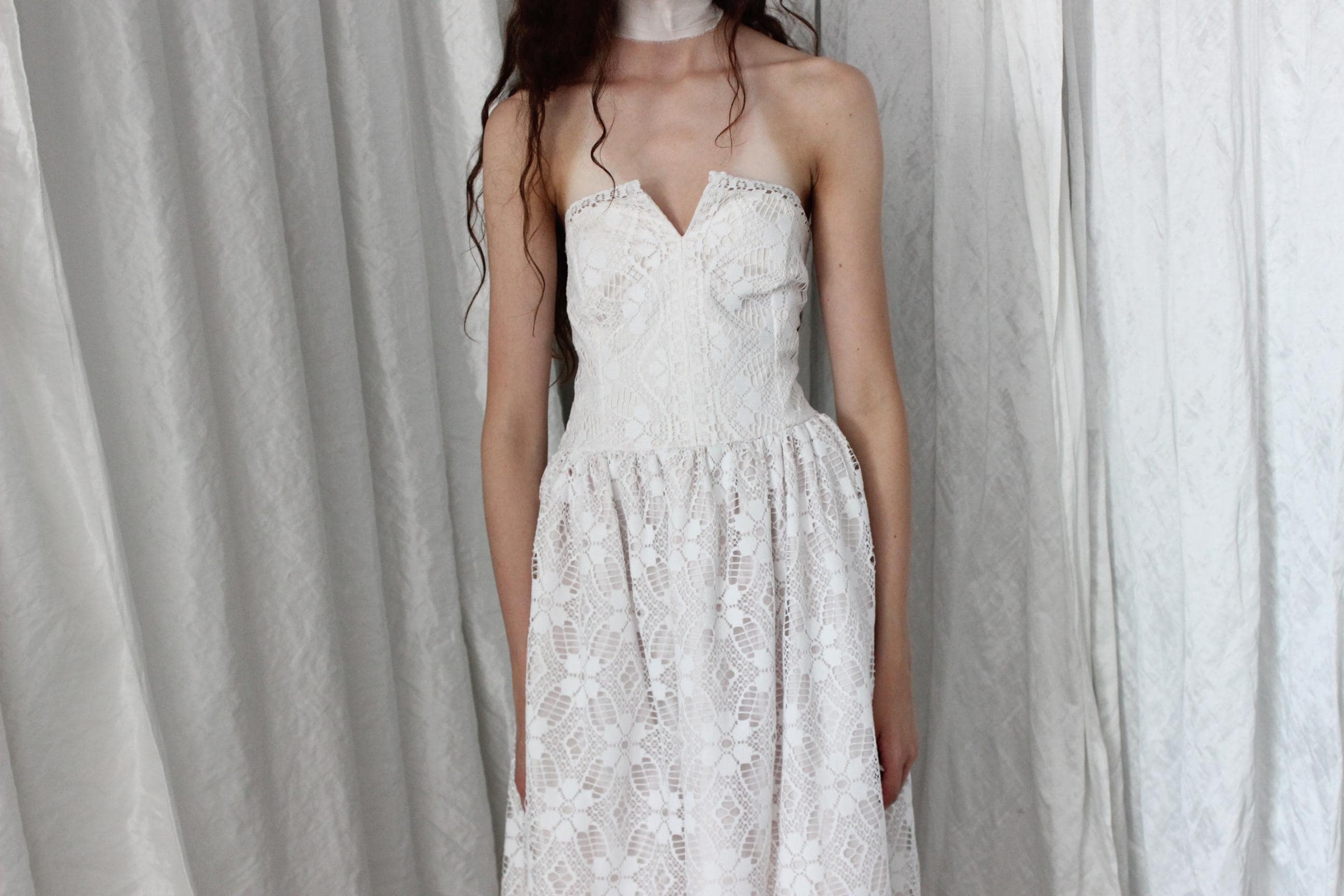 1980s Nonna's Curtains Dress