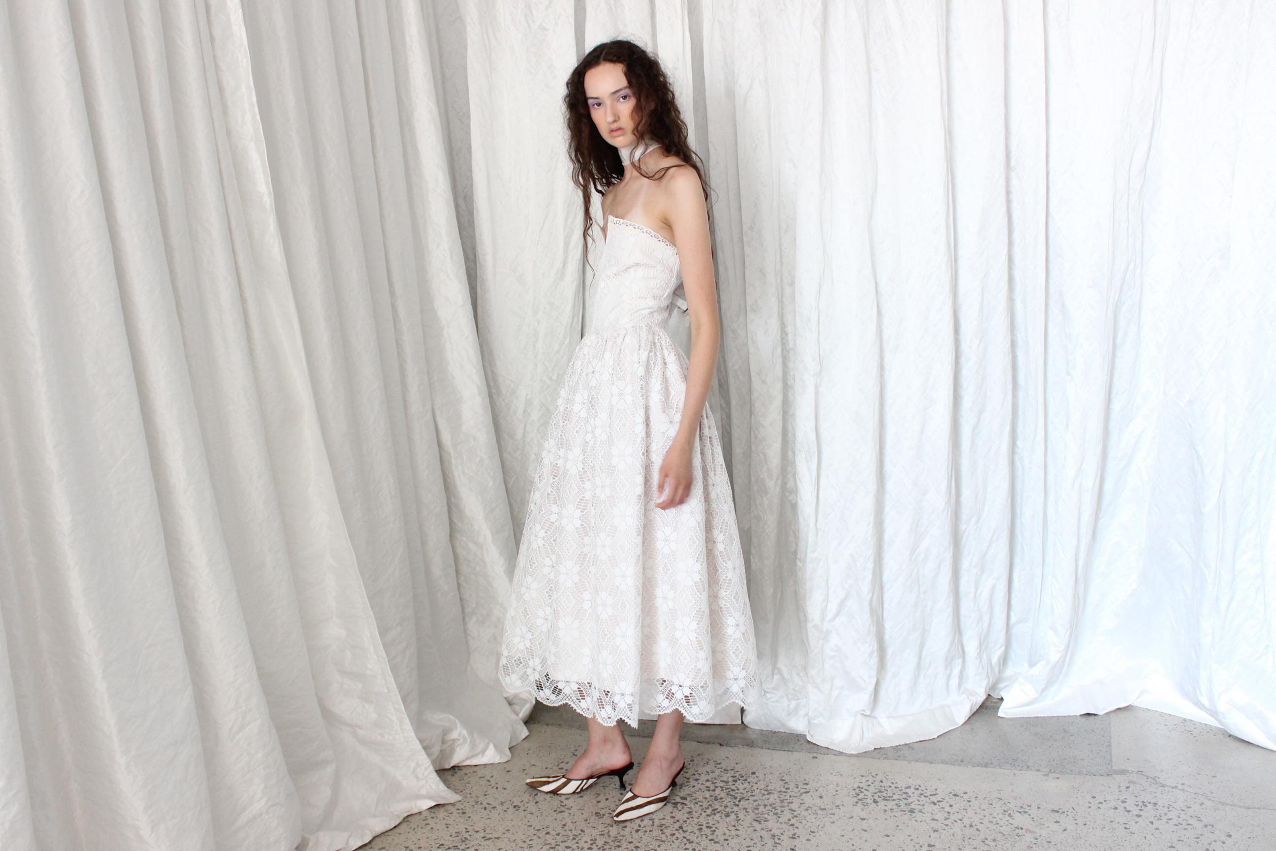 1980s Nonna's Curtains Dress
