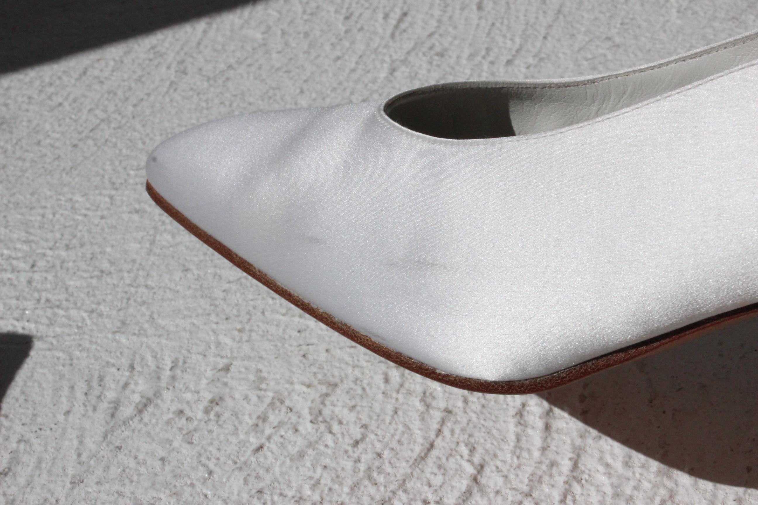 90s Stuart Weitzman Satin Heels - Euro 41