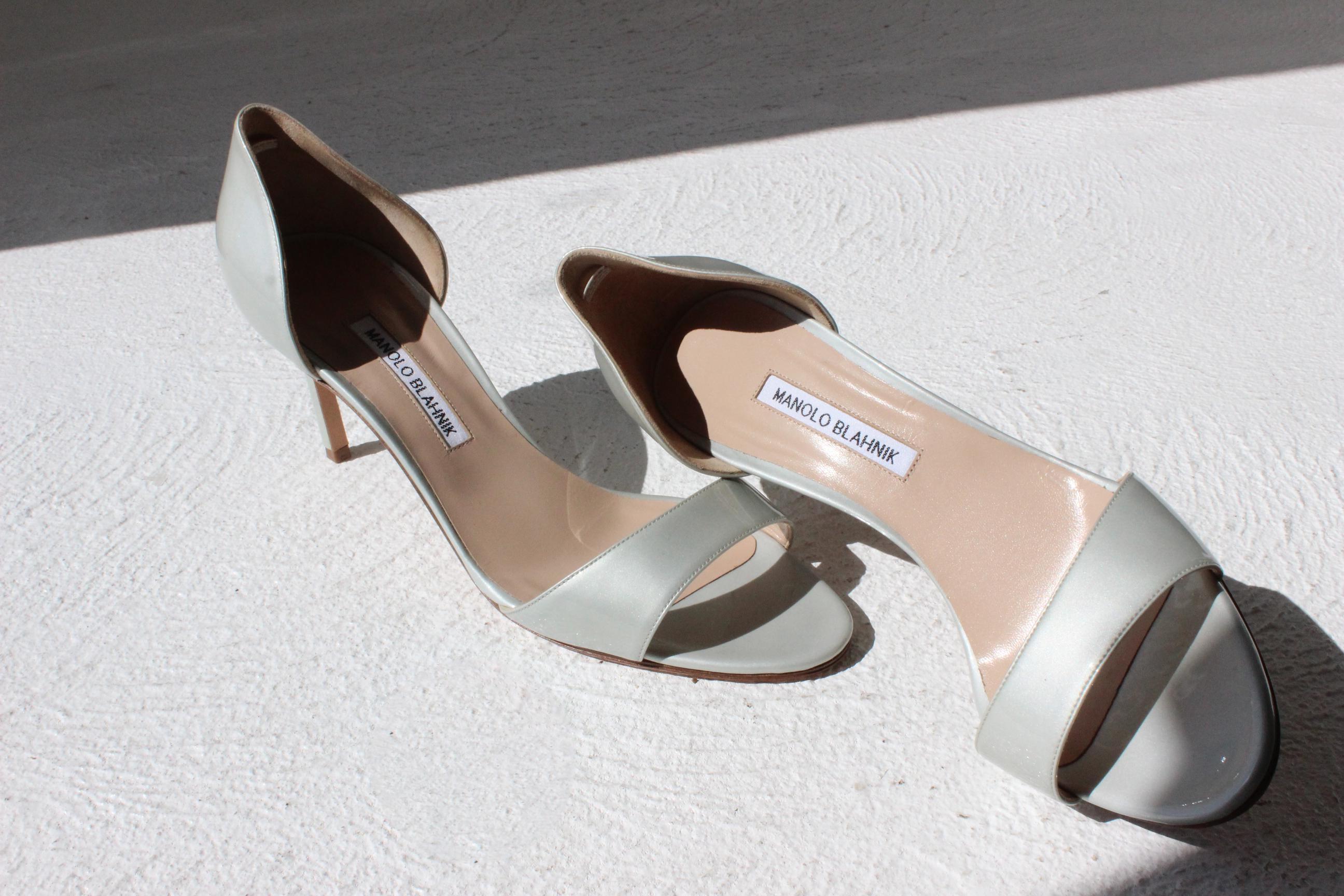 2000s MANOLO BLAHNIK Pastel Patent Leather Heels - Euro 40.5