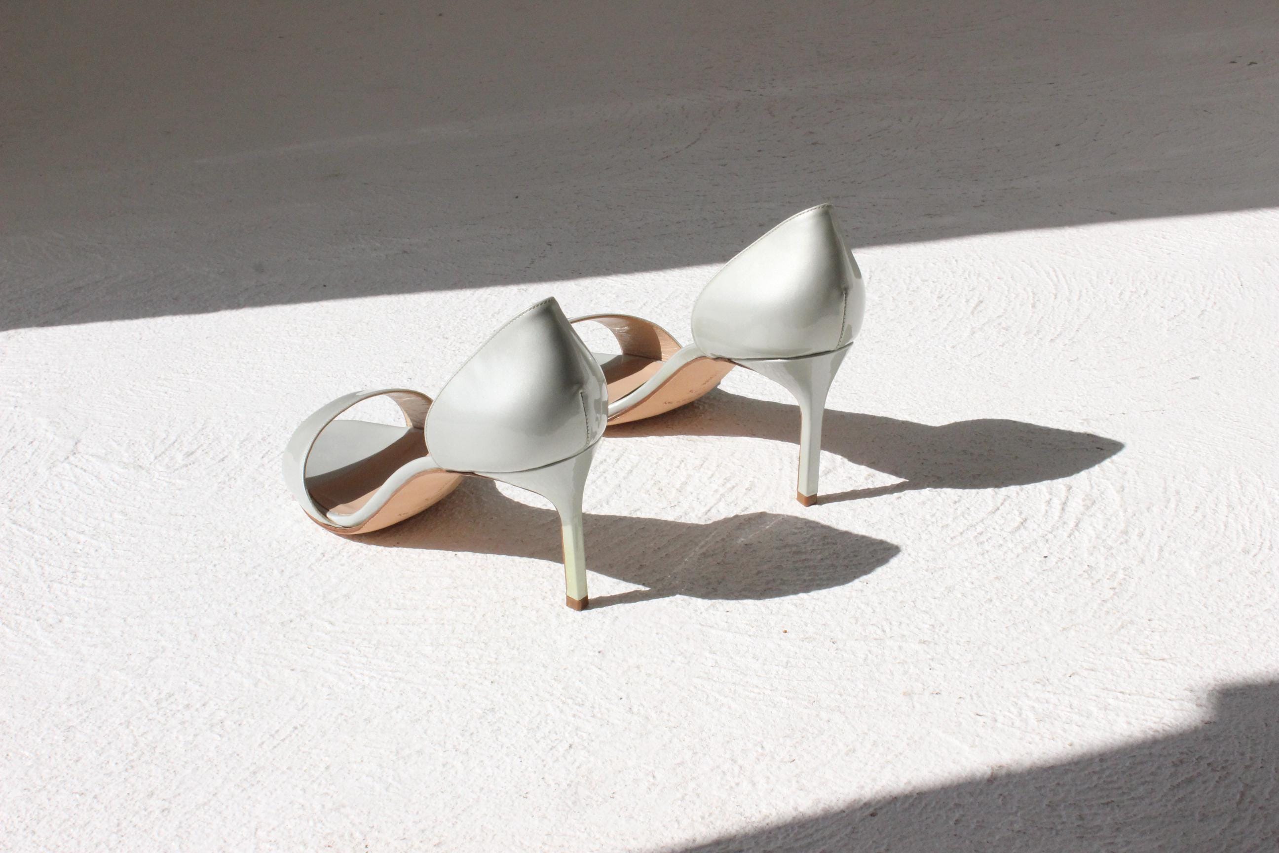 2000s MANOLO BLAHNIK Pastel Patent Leather Heels - Euro 40.5