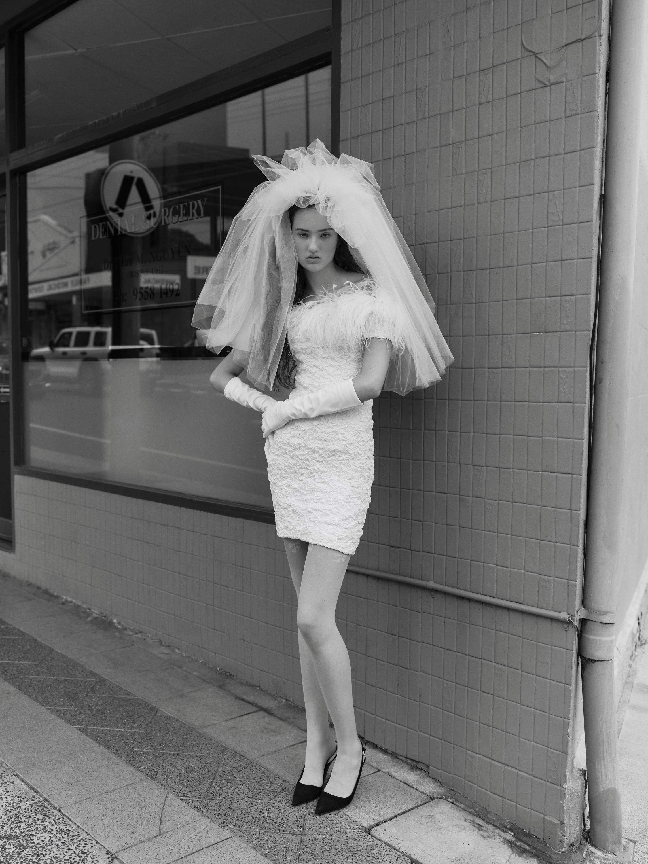 Outrageous 80s Voluminous Tulle Veil