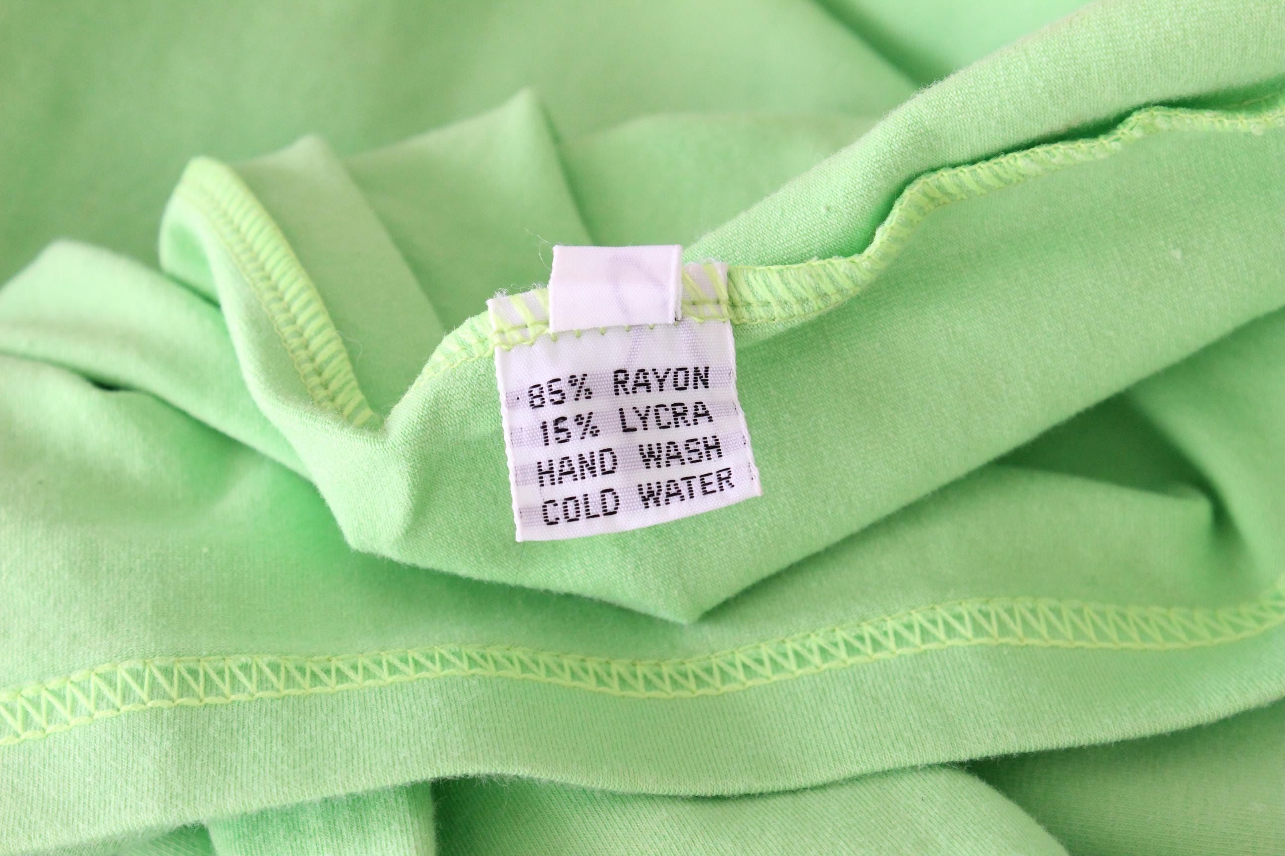 Neon 80s Stretch Rayon Lycra Mini