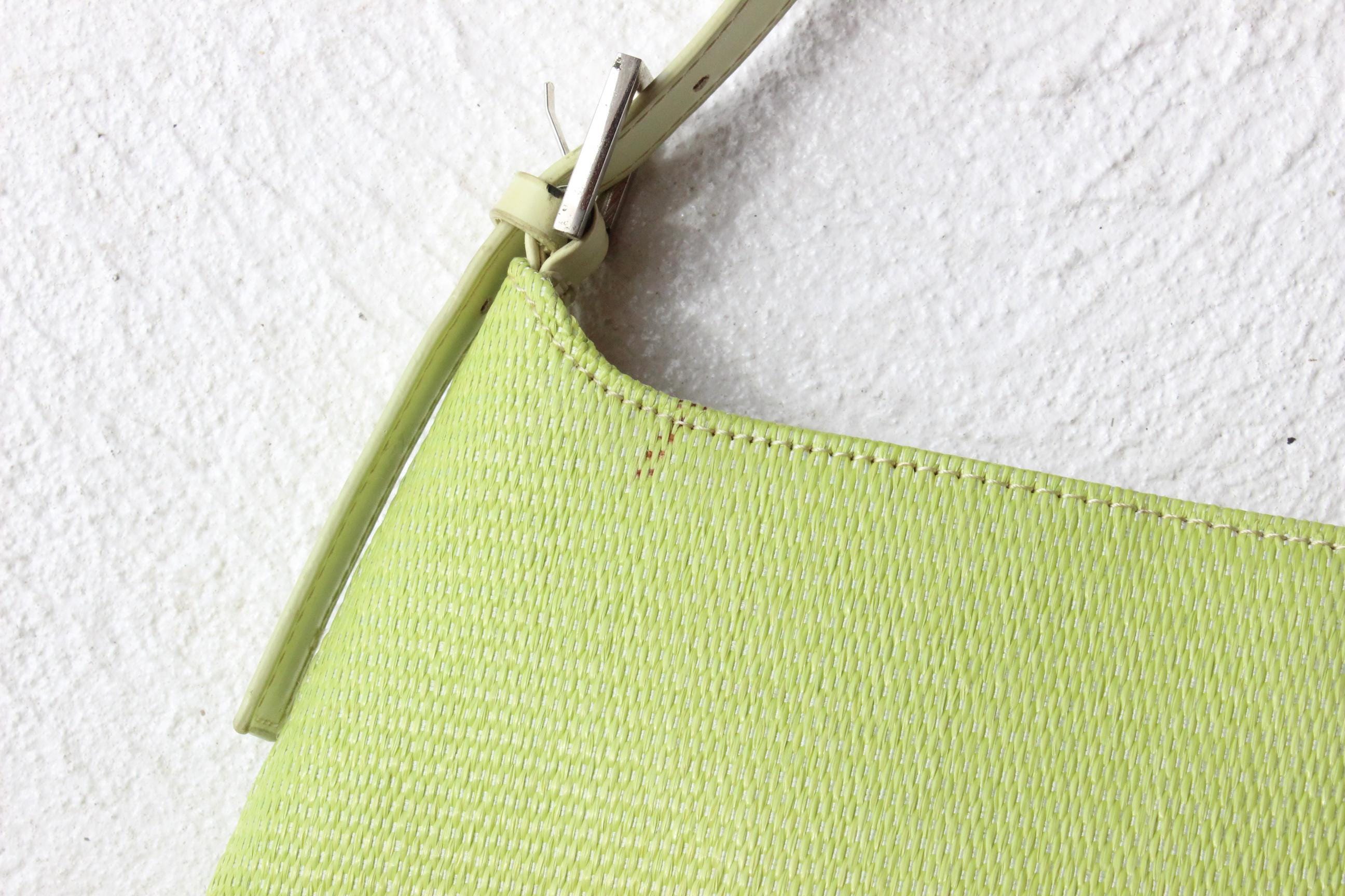 Y2K Lime Green Under Arm Handbag