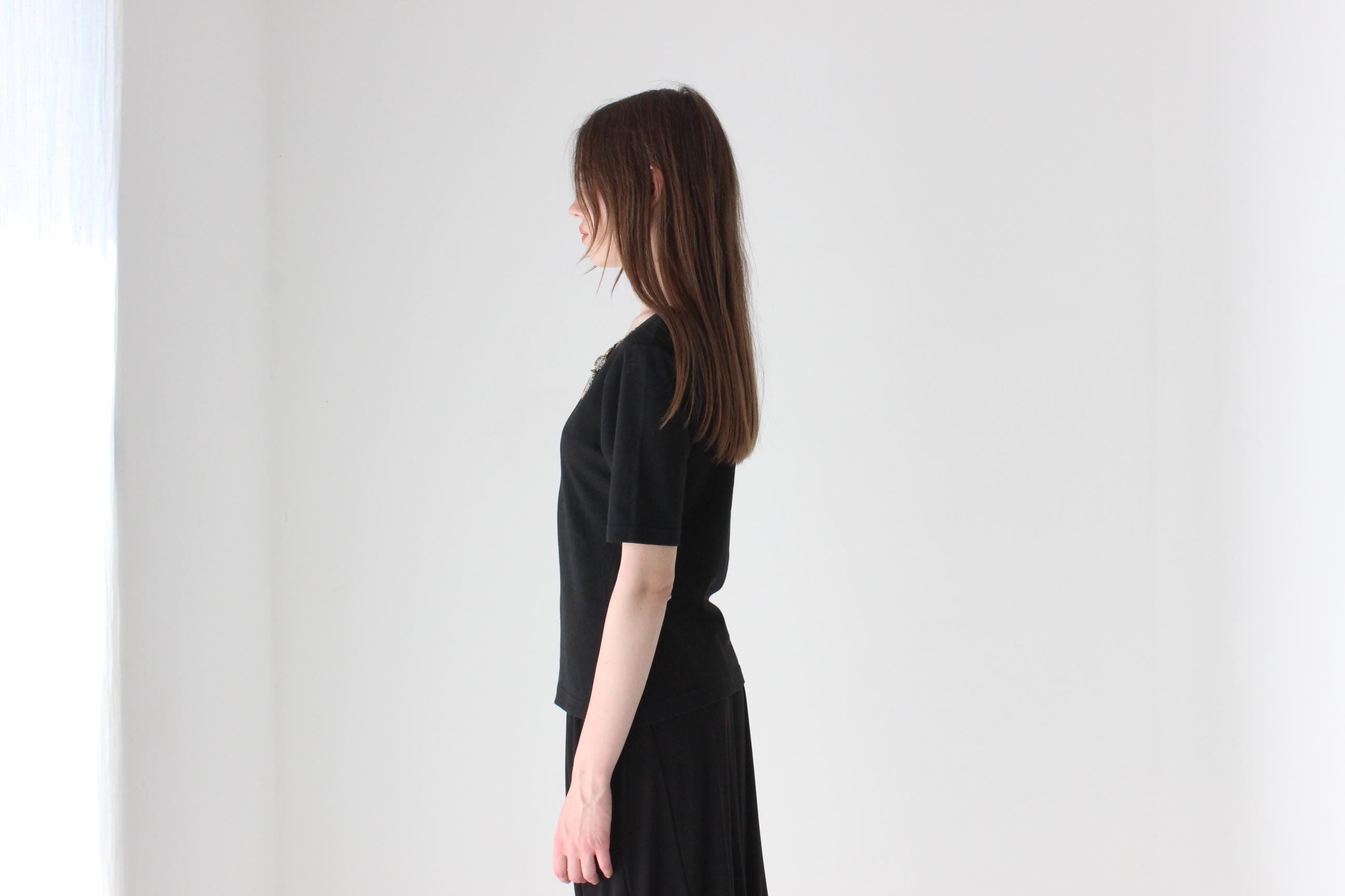 80s Gem Stone Stretch Fitted Tee