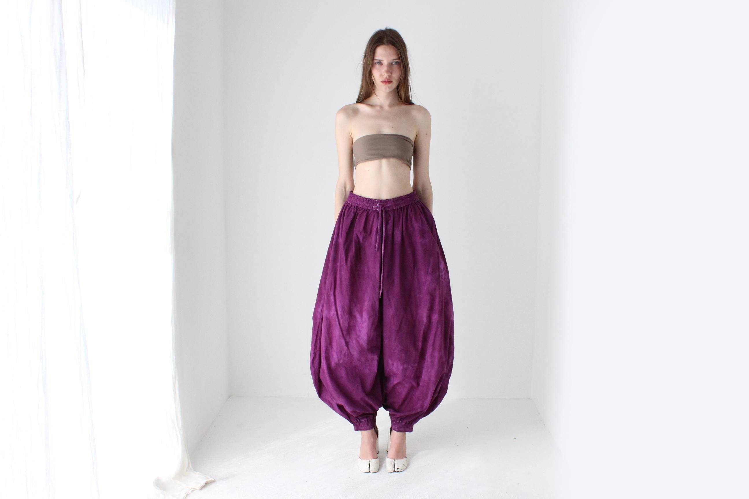 90s Super Voluminous Cotton Balloon Leg Pants