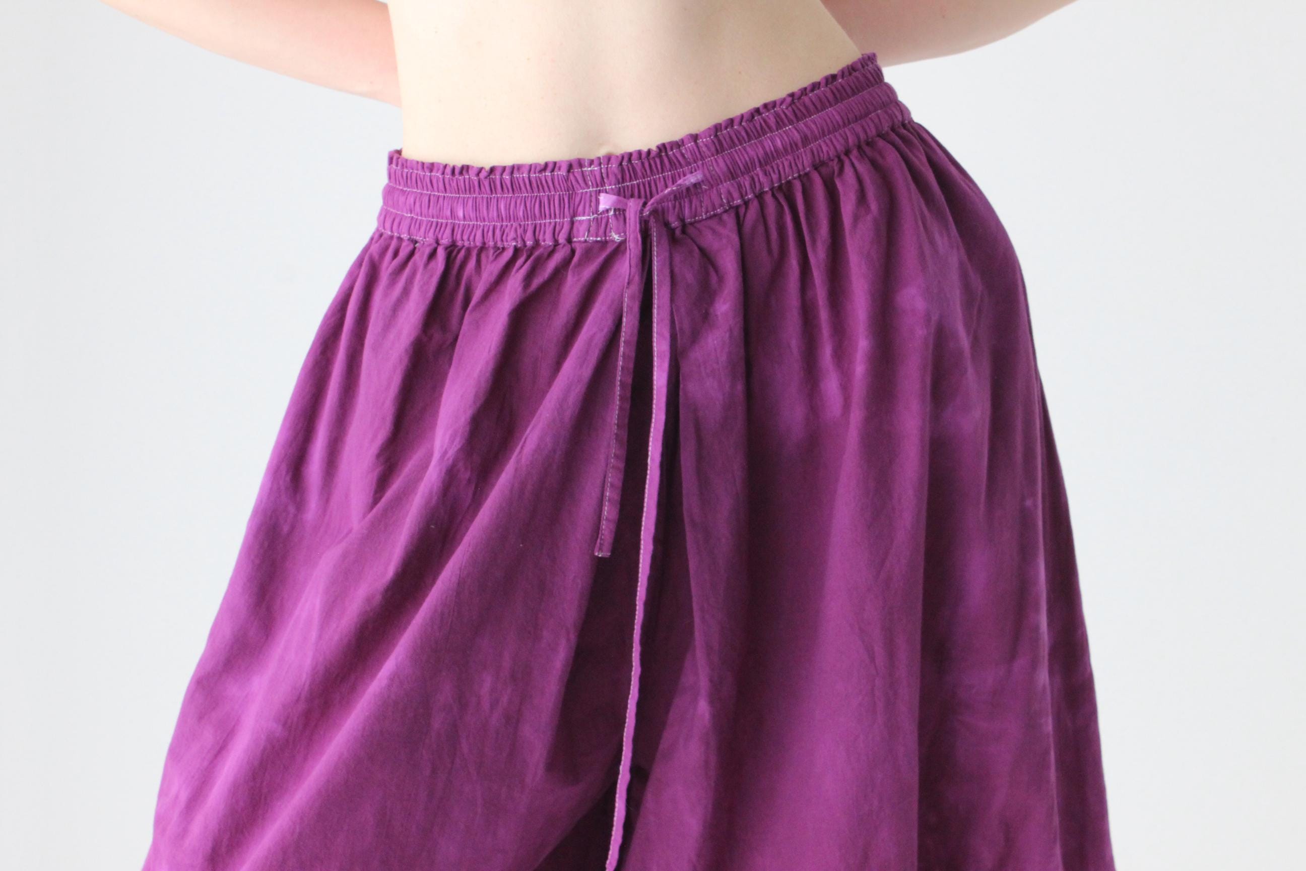 90s Super Voluminous Cotton Balloon Leg Pants