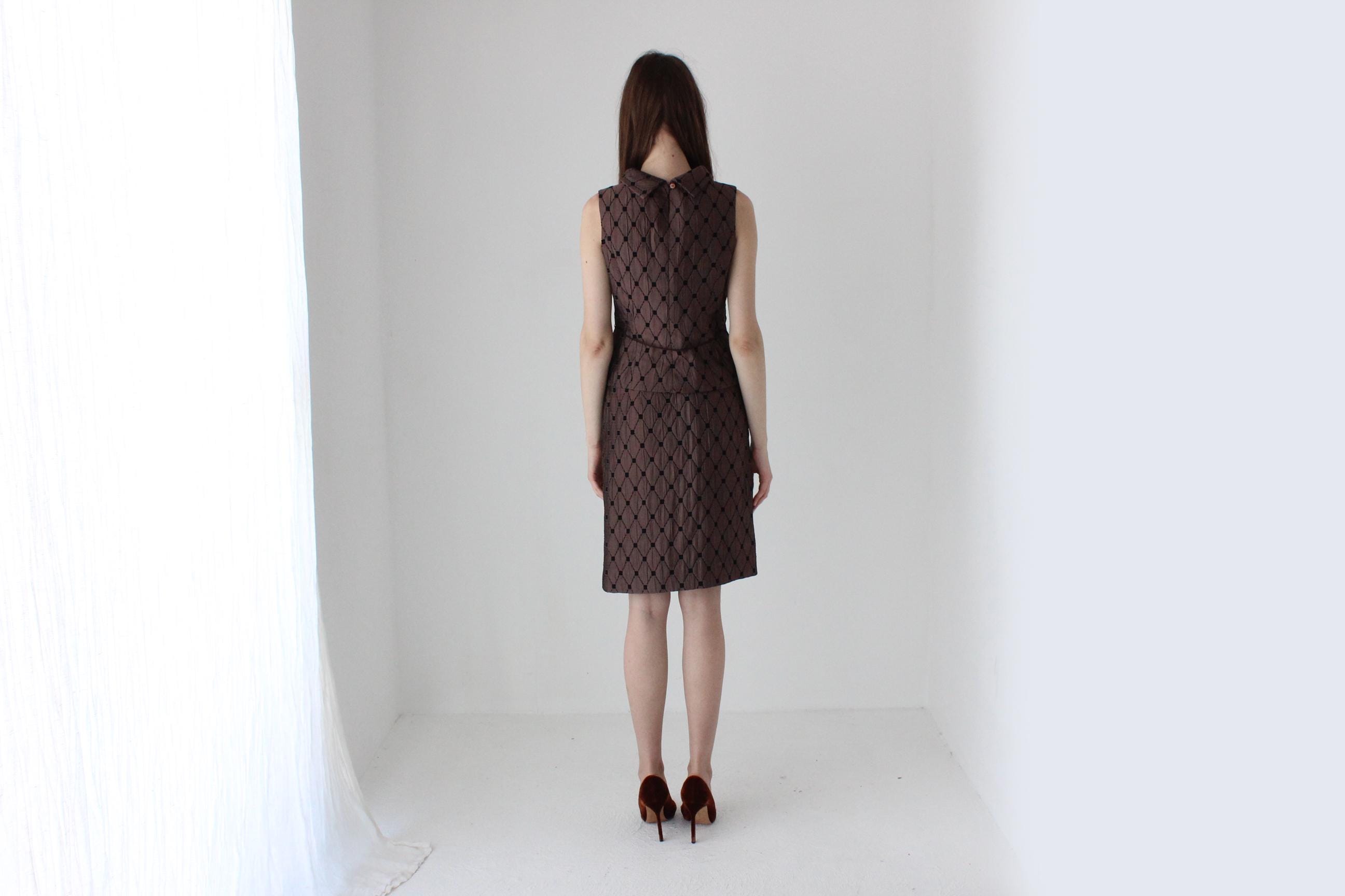 90s Quilted Gallery Girl Two Piece Top & Skirt Set