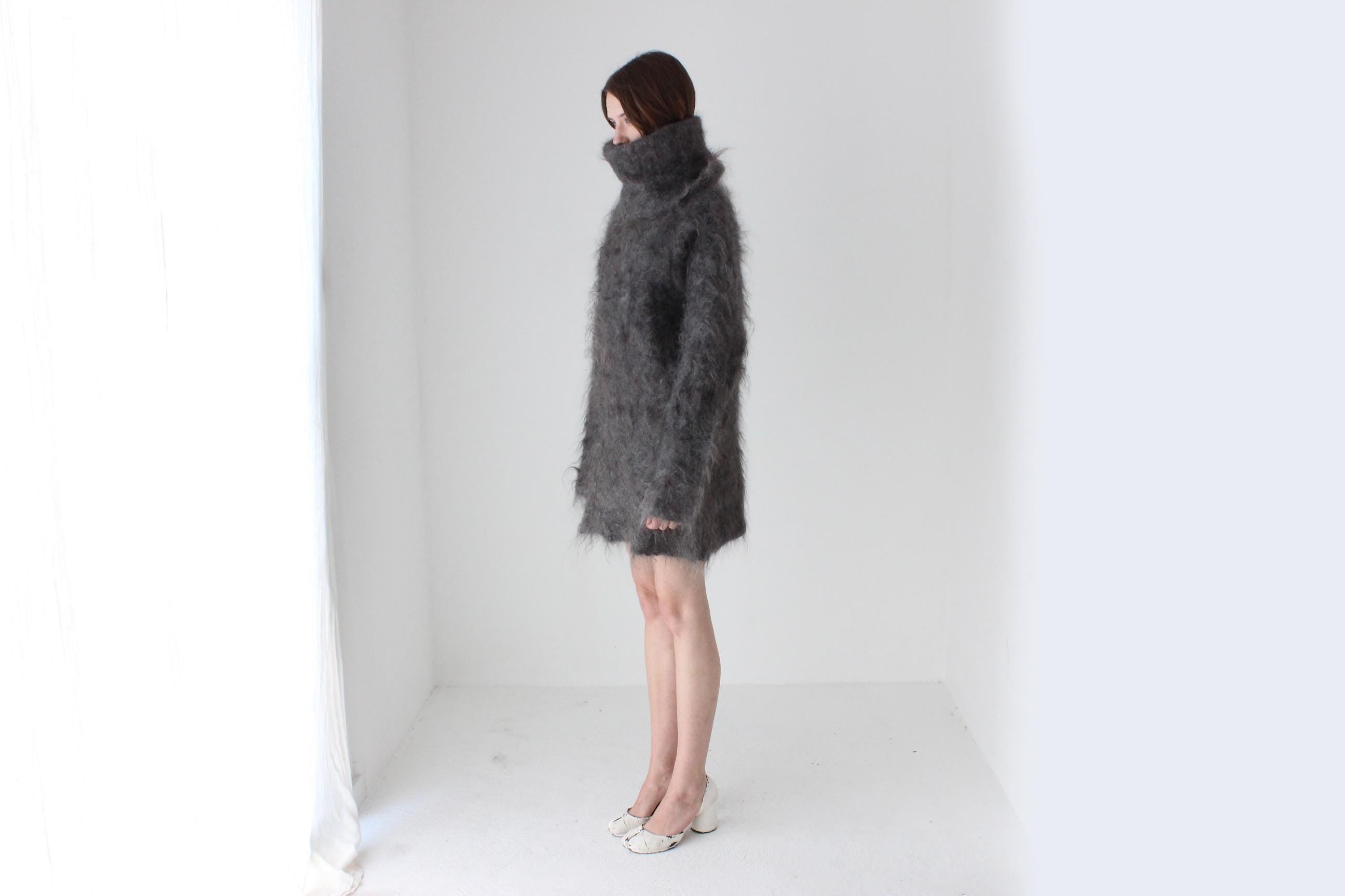 Hand Knit Wool & Mohair Unisex Sweater