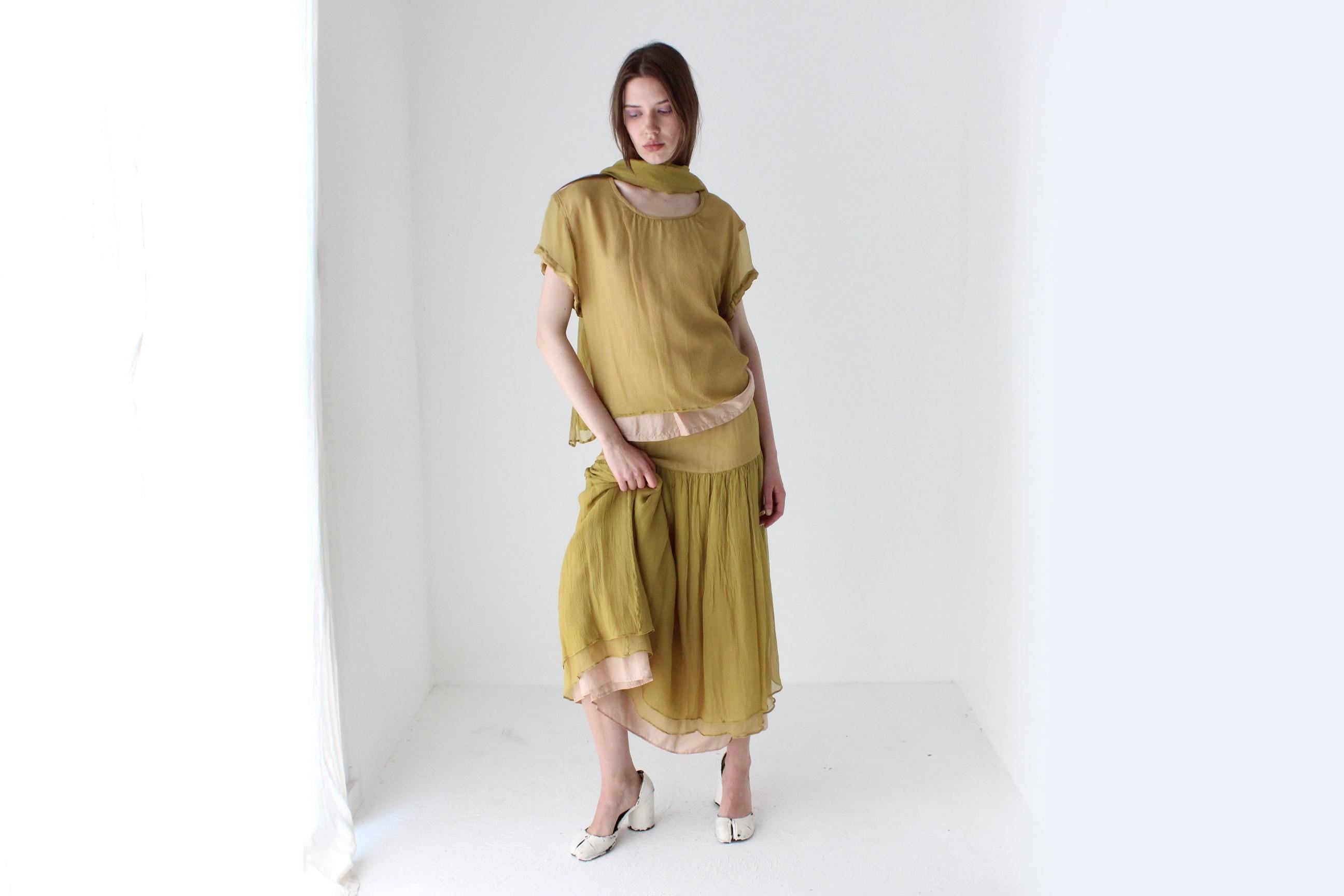80s Australian Designer Silk Three Piece Set