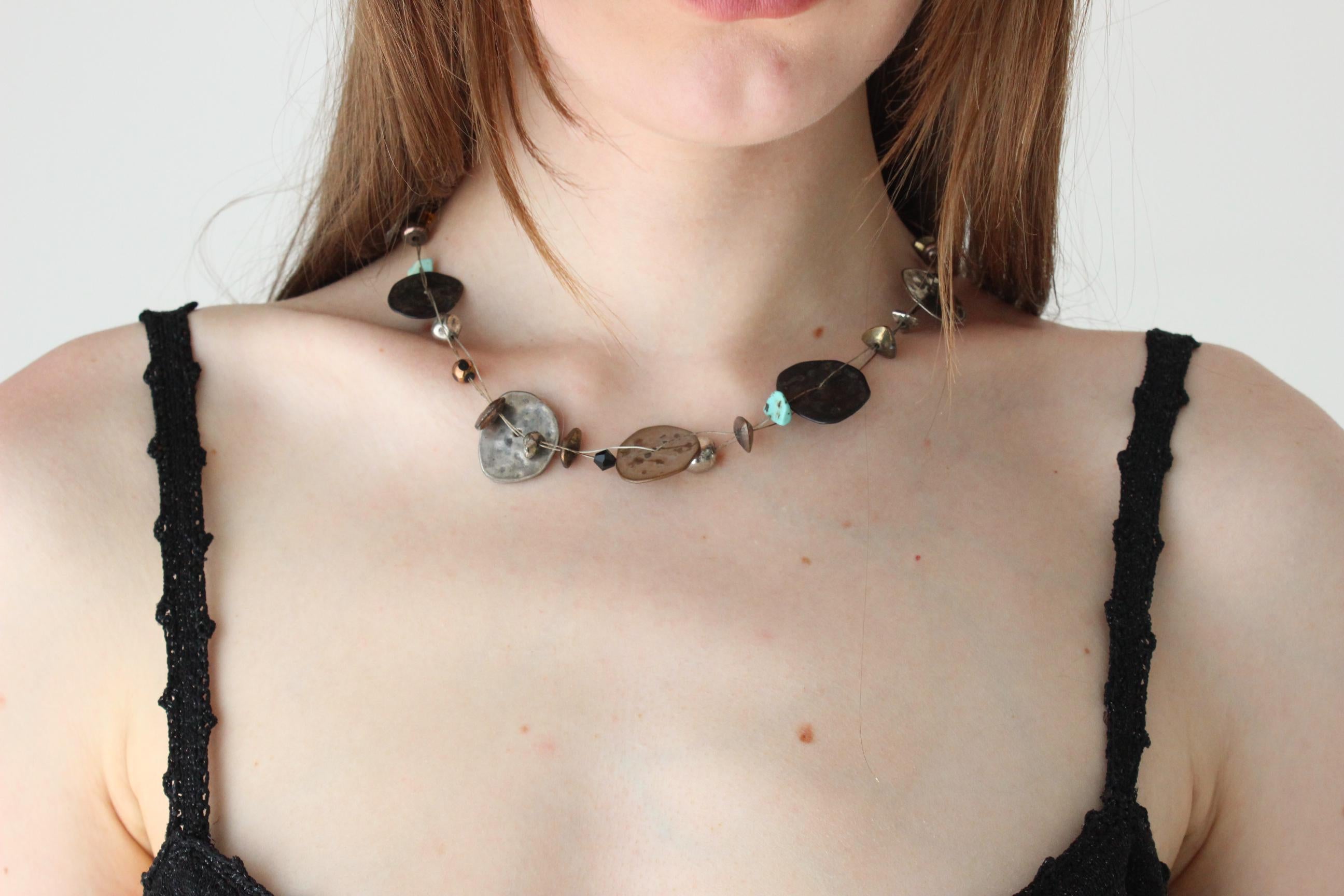 90s 'Found Object' Choker Necklace