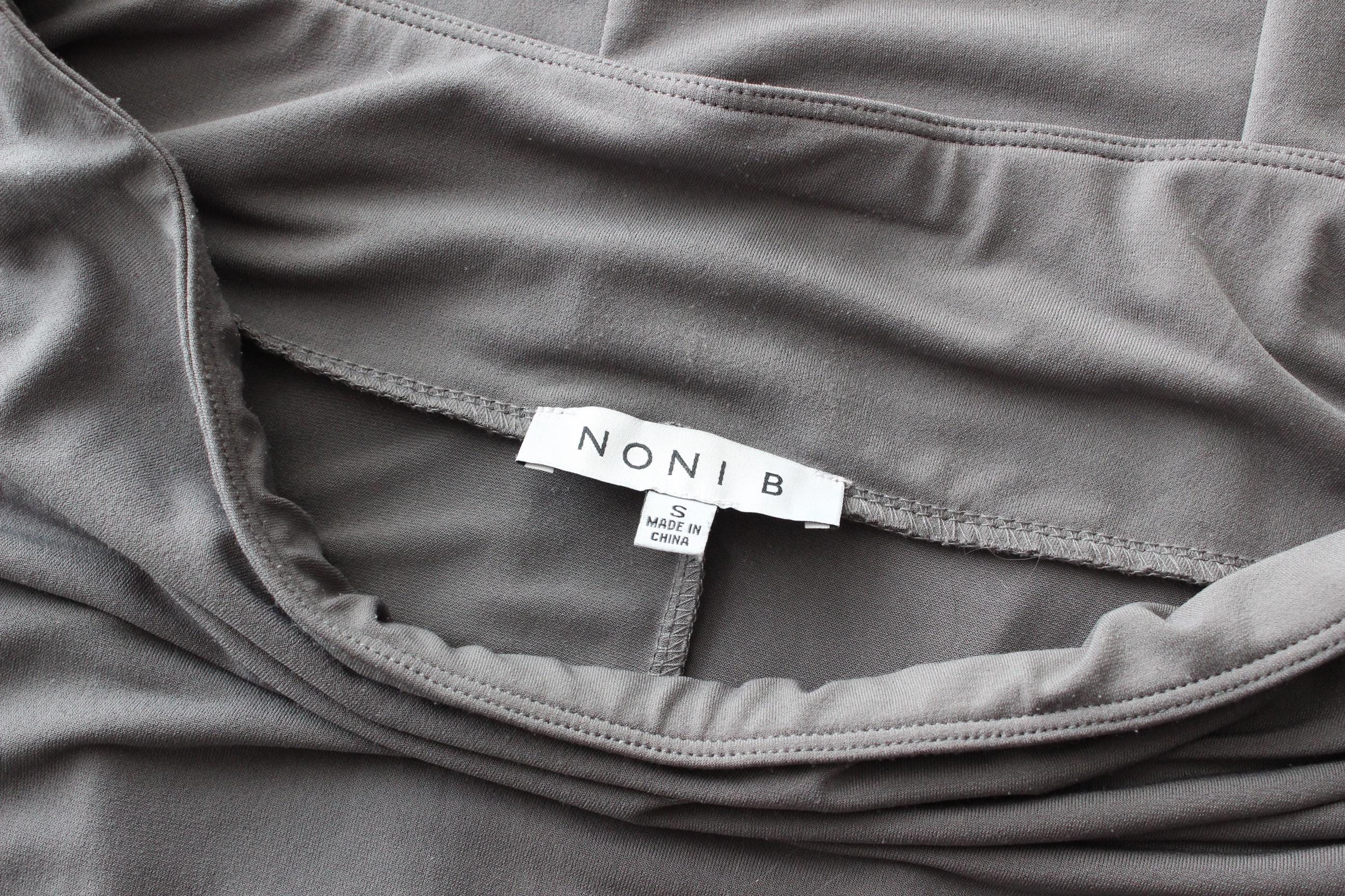 90s Minimal Slinky Stretch Grey Maxi Skirt