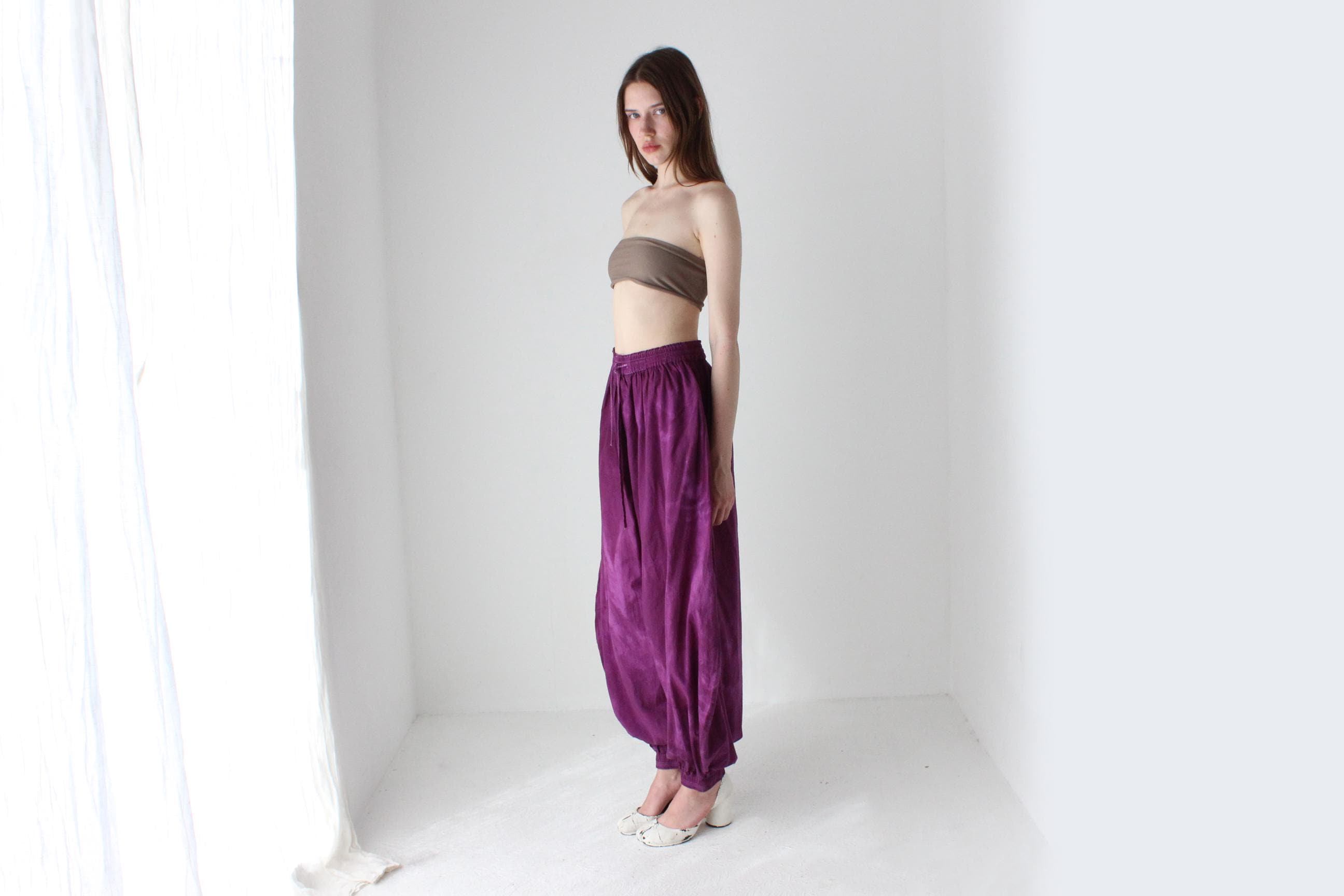 90s Super Voluminous Cotton Balloon Leg Pants