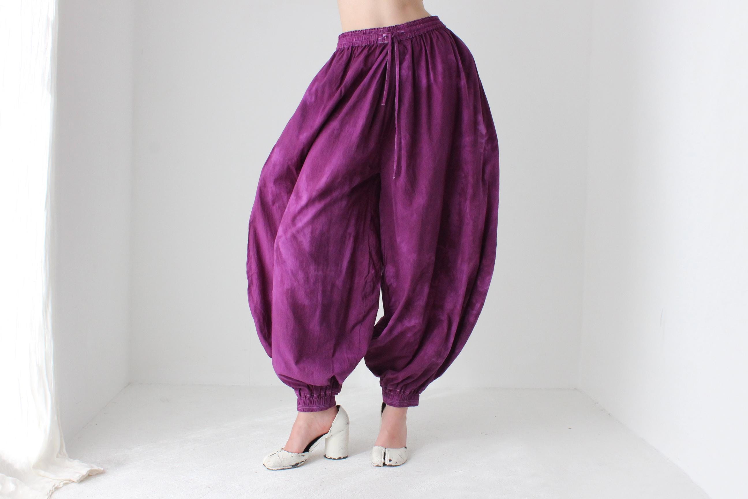 90s Super Voluminous Cotton Balloon Leg Pants