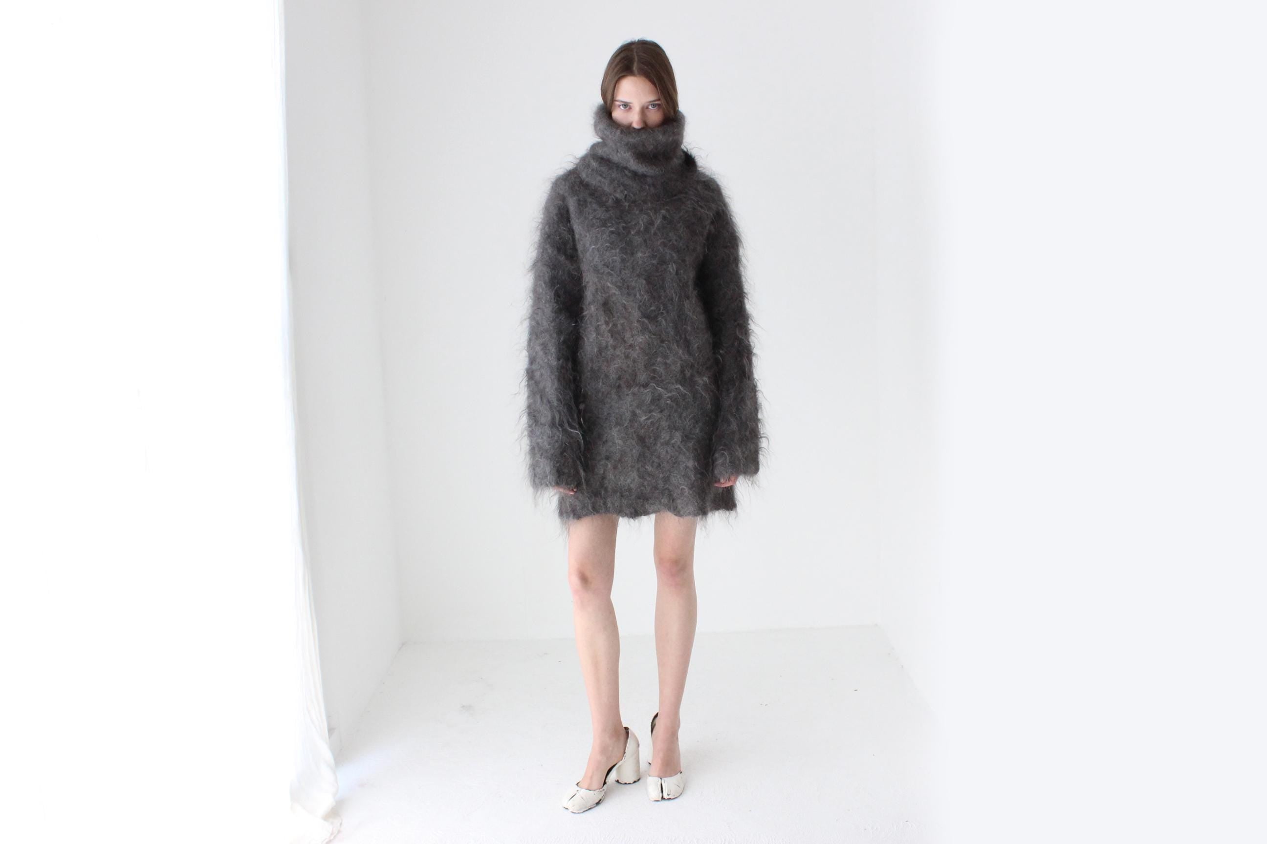 Hand Knit Wool & Mohair Unisex Sweater