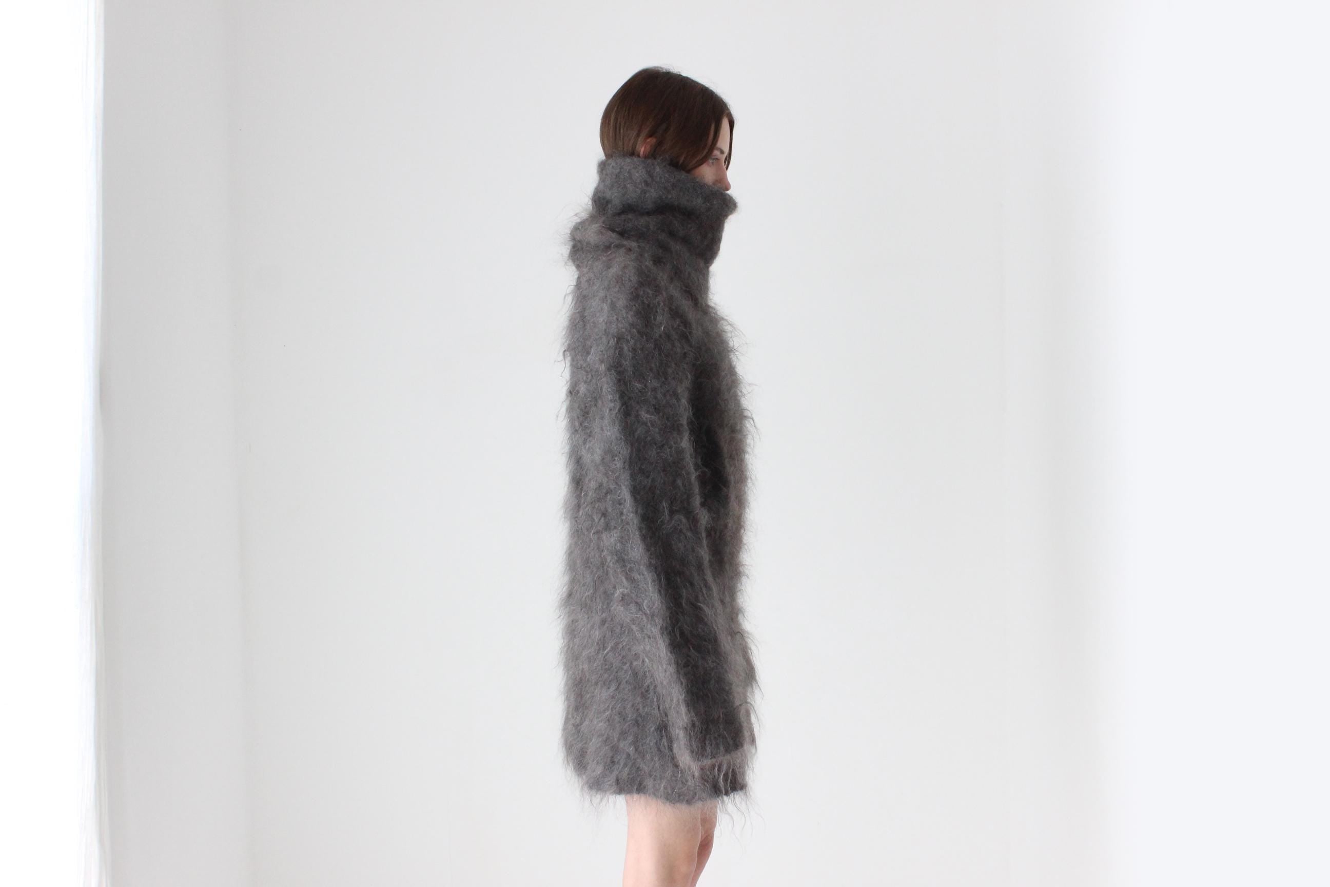 Hand Knit Wool & Mohair Unisex Sweater