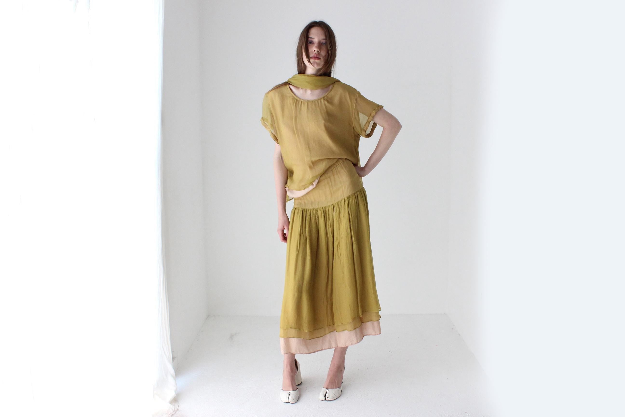 80s Australian Designer Silk Three Piece Set