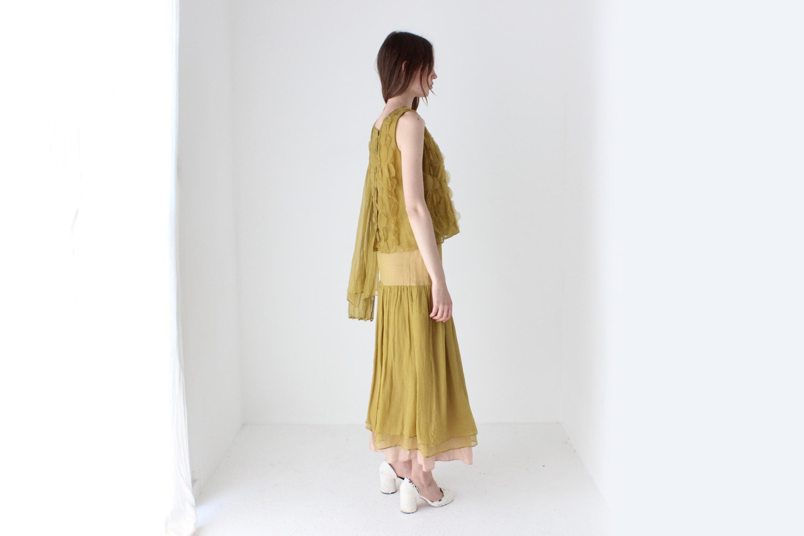 Y2K Textural Silk Organza Top