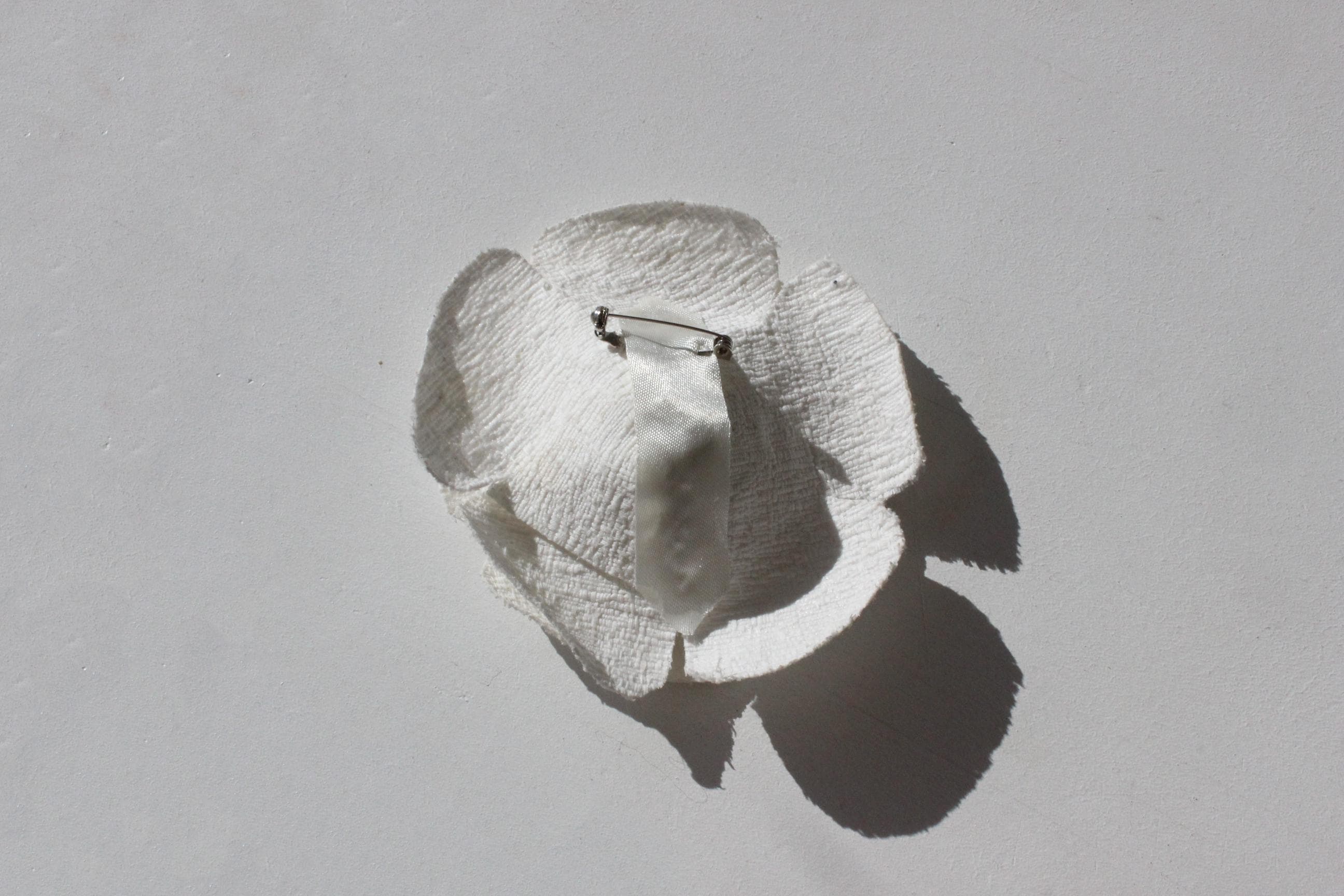 Y2K Papier-Mâché Rosette Brooch
