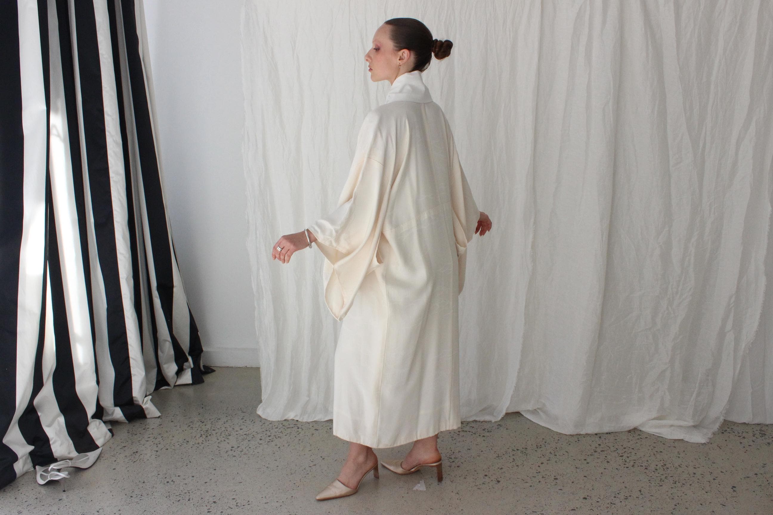 Dramatic & Lush Vintage Japanese Silk Bridal Kimono