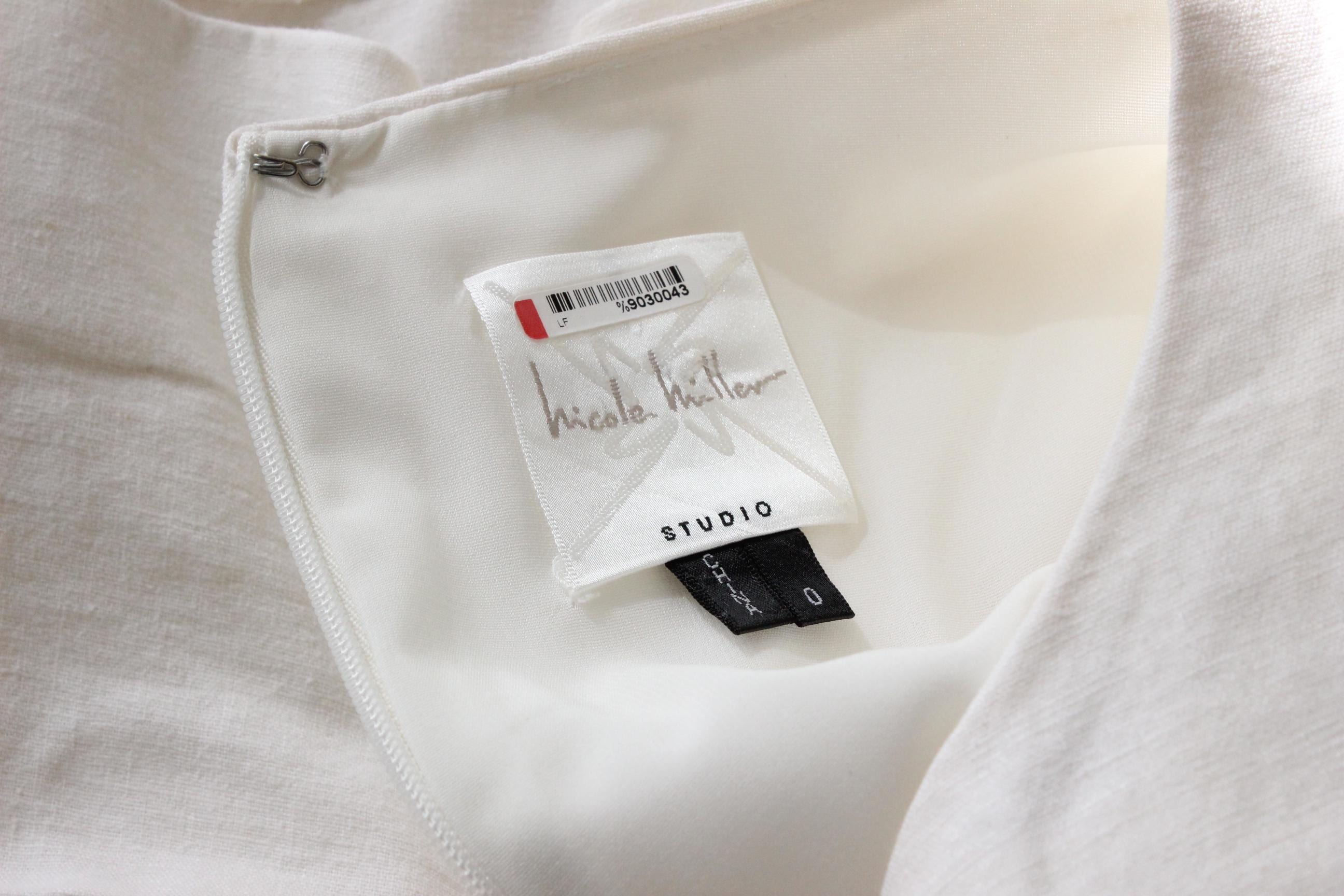 2000s Nicole Miller Chic Gathered Mini