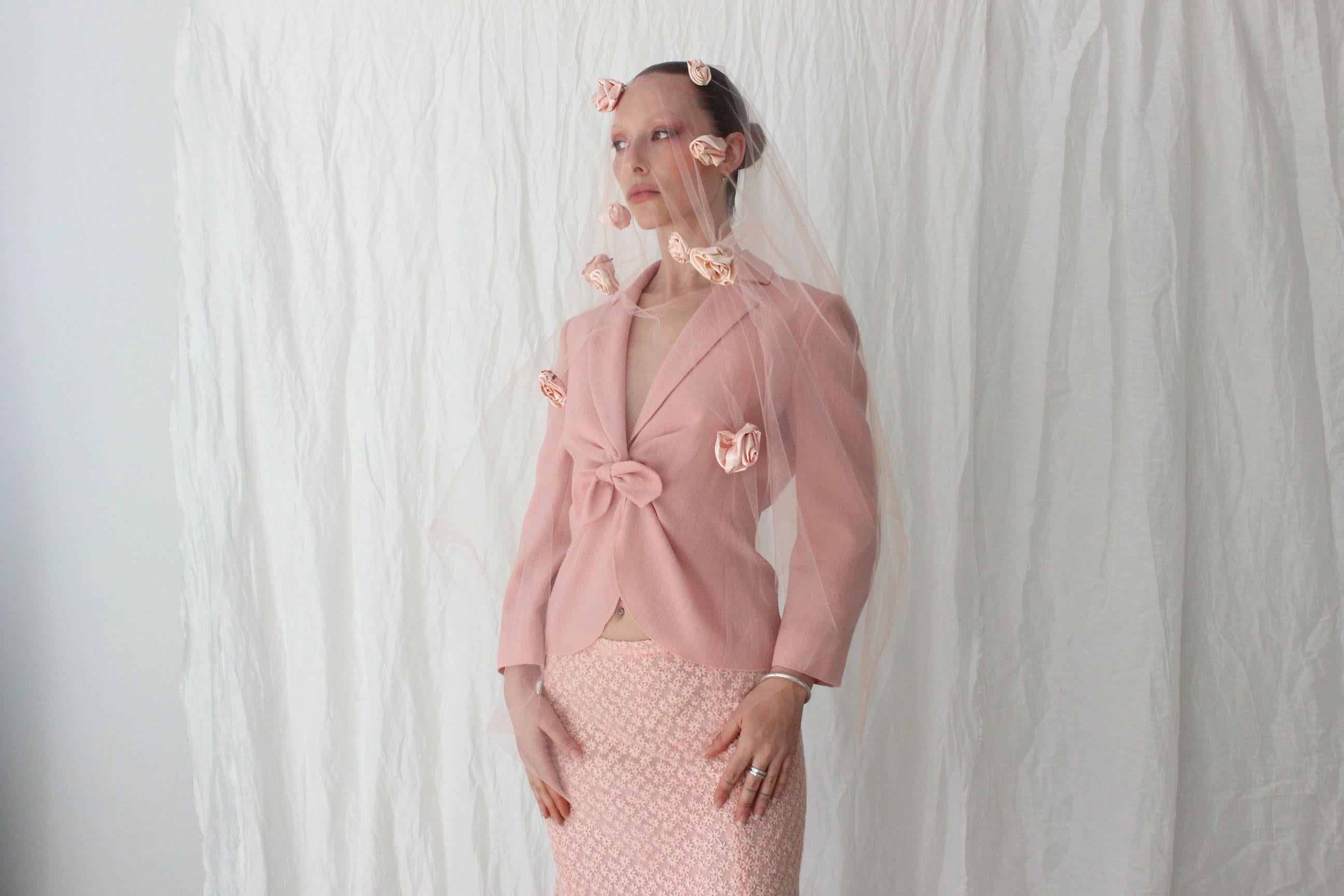 Cutest 90s Moschino Cheap & Chic Two Piece Skirt Suit