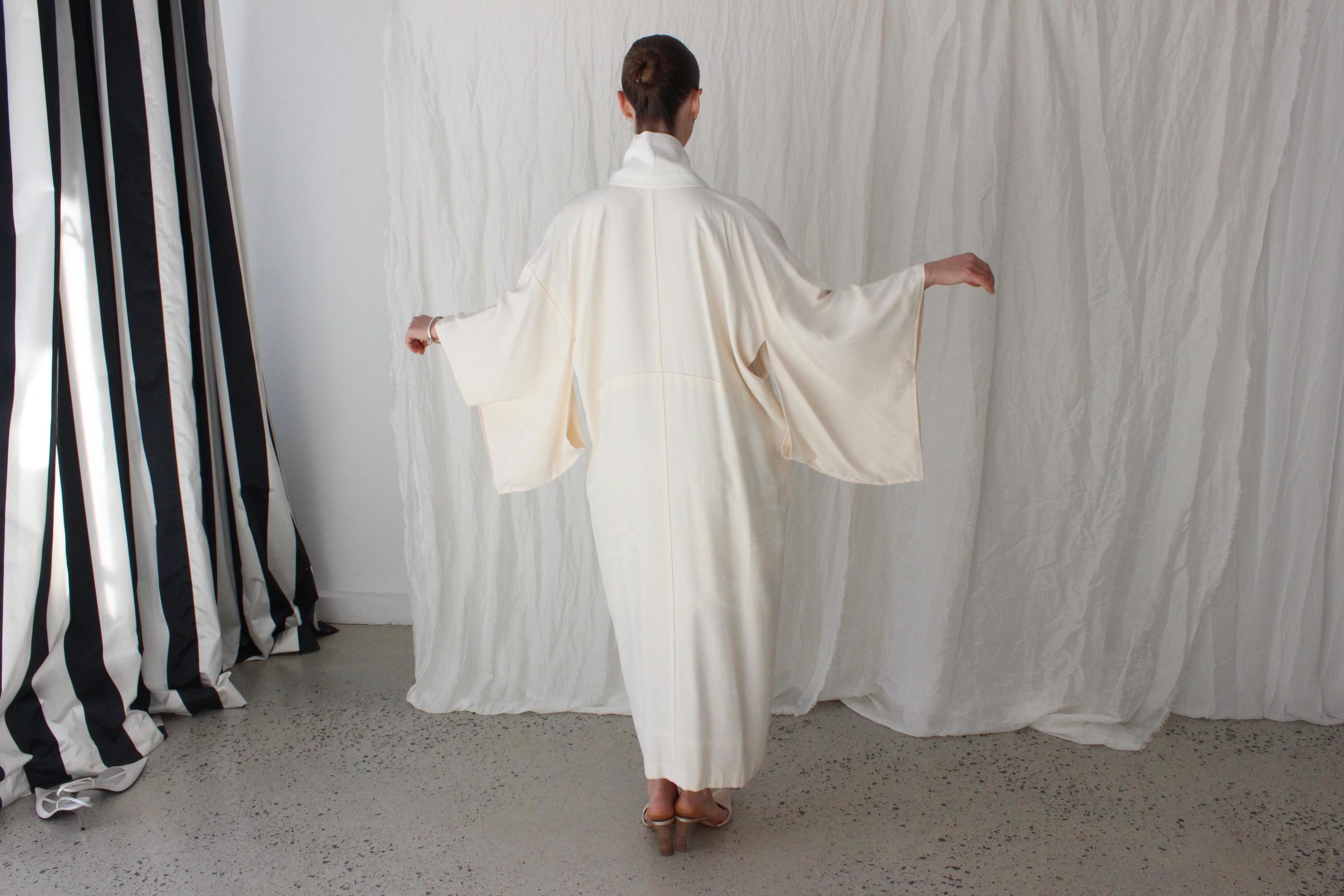 Dramatic & Lush Vintage Japanese Silk Bridal Kimono