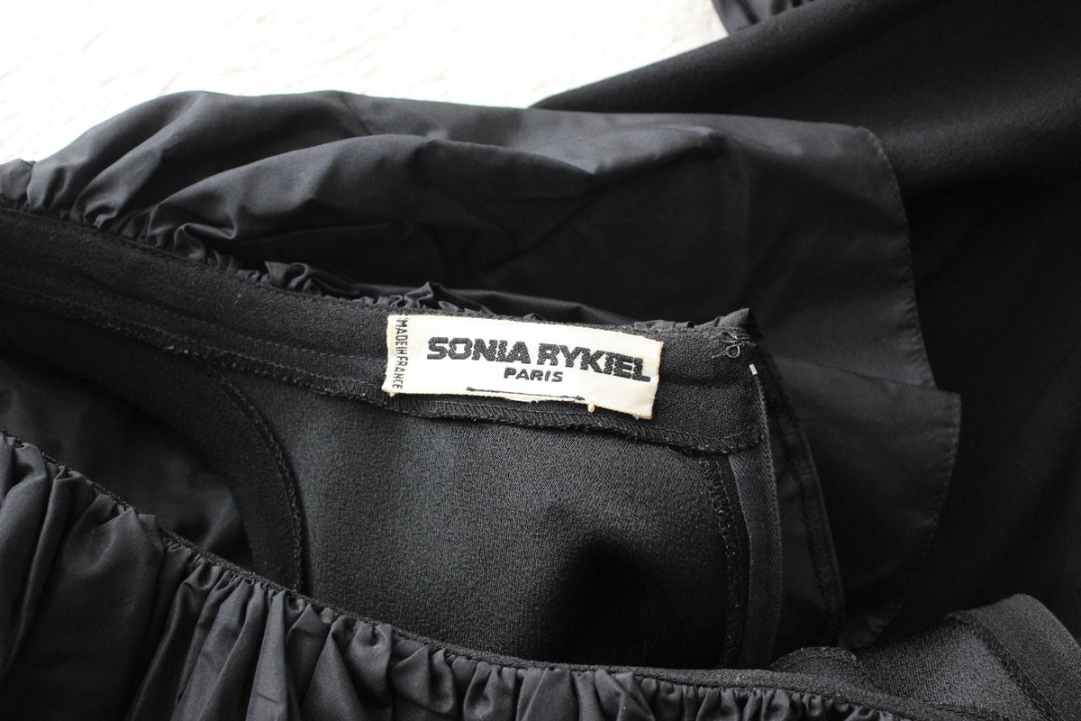 80s Sonia Rykiel Impossibly Rare Sculptural Taffeta Gown