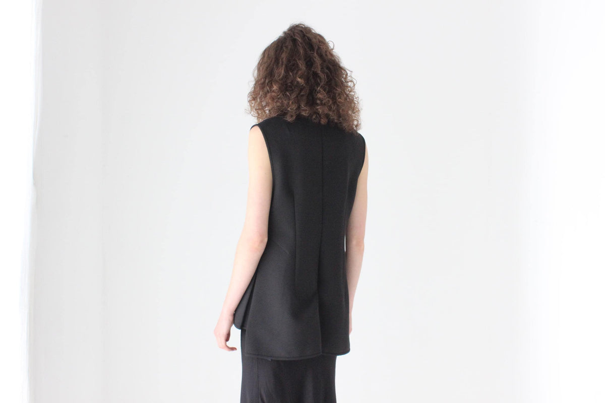2010s Ellery Crepe Top w/ Fringe Tassel Detailing