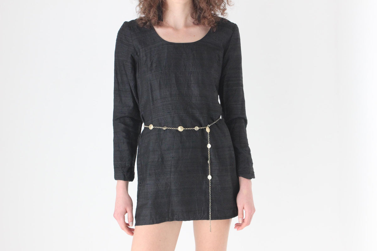 Super Chic 90s Raw Silk Dupion Mini