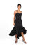 80s Sculpted Hourglass Ruffle Fishtail Cocktail Dress