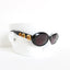 Collectable 80s Gianni Versace Classic Oval Eyes w/ Gold Flower Arms