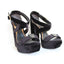 00s Does 70s Sky High Velvet Platforms [Euro 39]