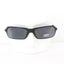 90s Versus - By Gianni Versace Futuristic Matte Black Metal Unisex Sunglasses