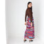 70s Groovy Choccy Long Sleeve Dress