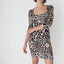 Y2K CAVALLI Leopard Bandage Dress
