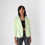 80s Cropped Lime Boxy Blazer
